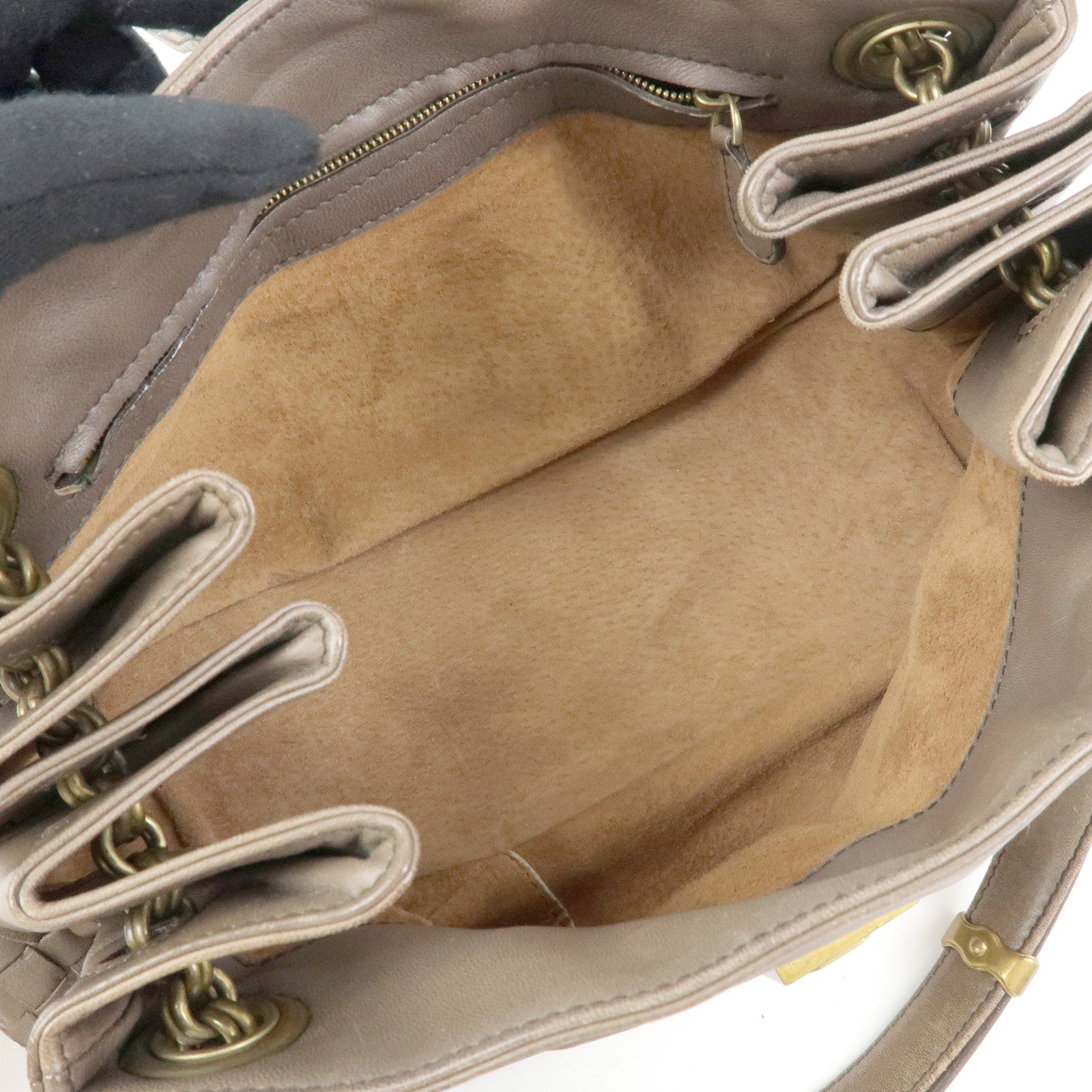 BOTTEGA VENETA Intrecciato Leather Hand Shoulder Bag Brown 162114