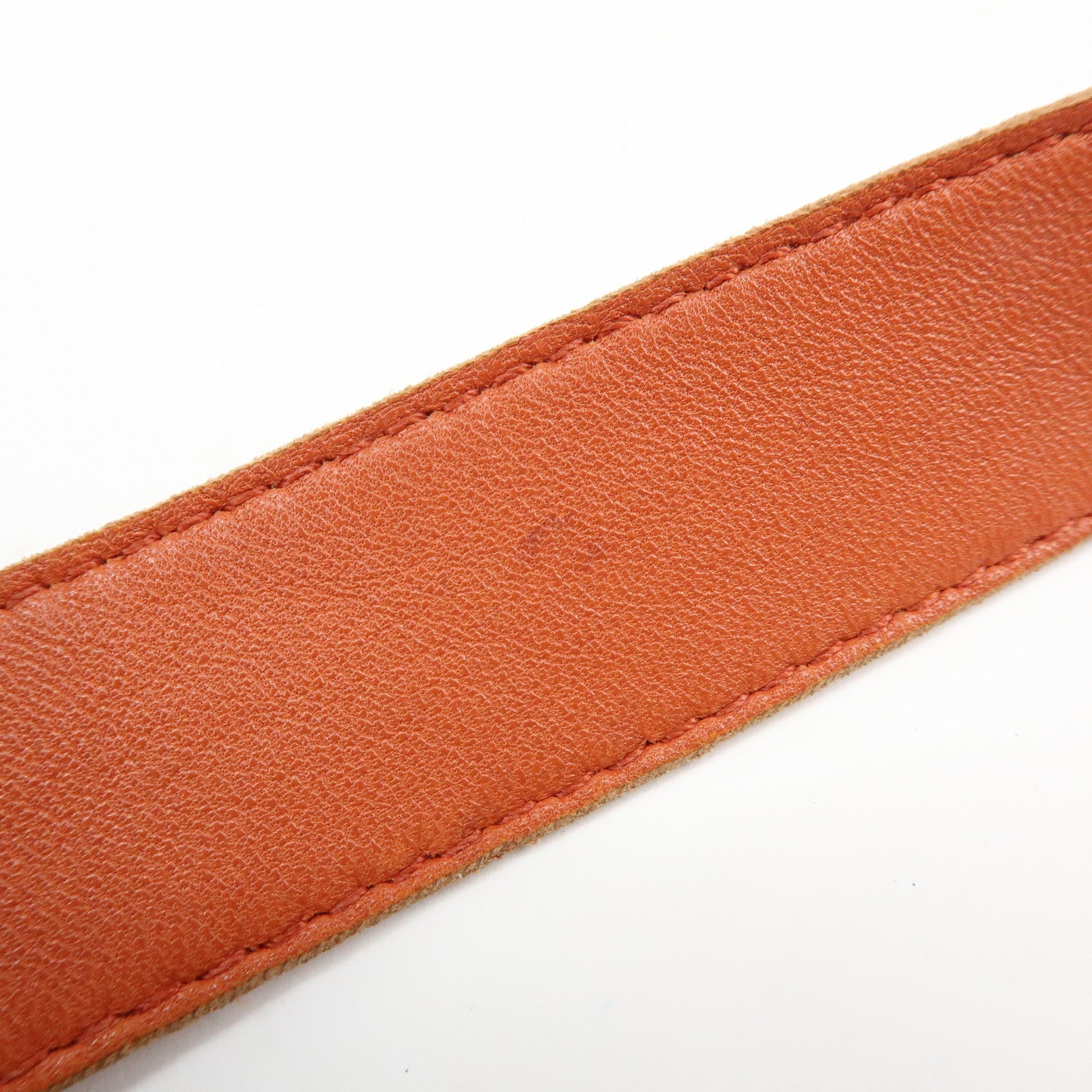HERMES Leather Clou de Selle Shoulder Bag Crossbody Bag □P Stamped