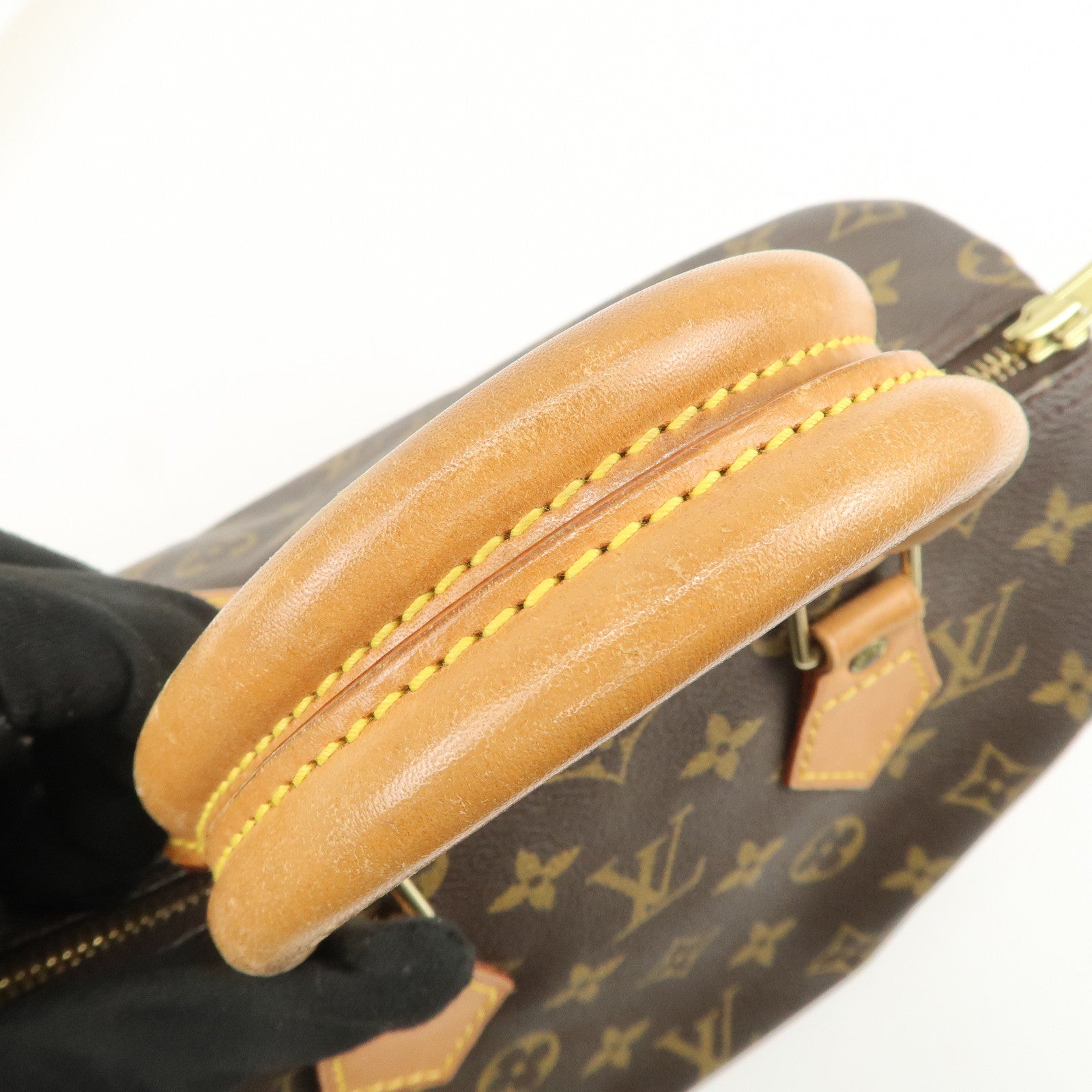 Louis Vuitton Monogram Speedy 25 Boston Bag Hand Bag Brown M41528