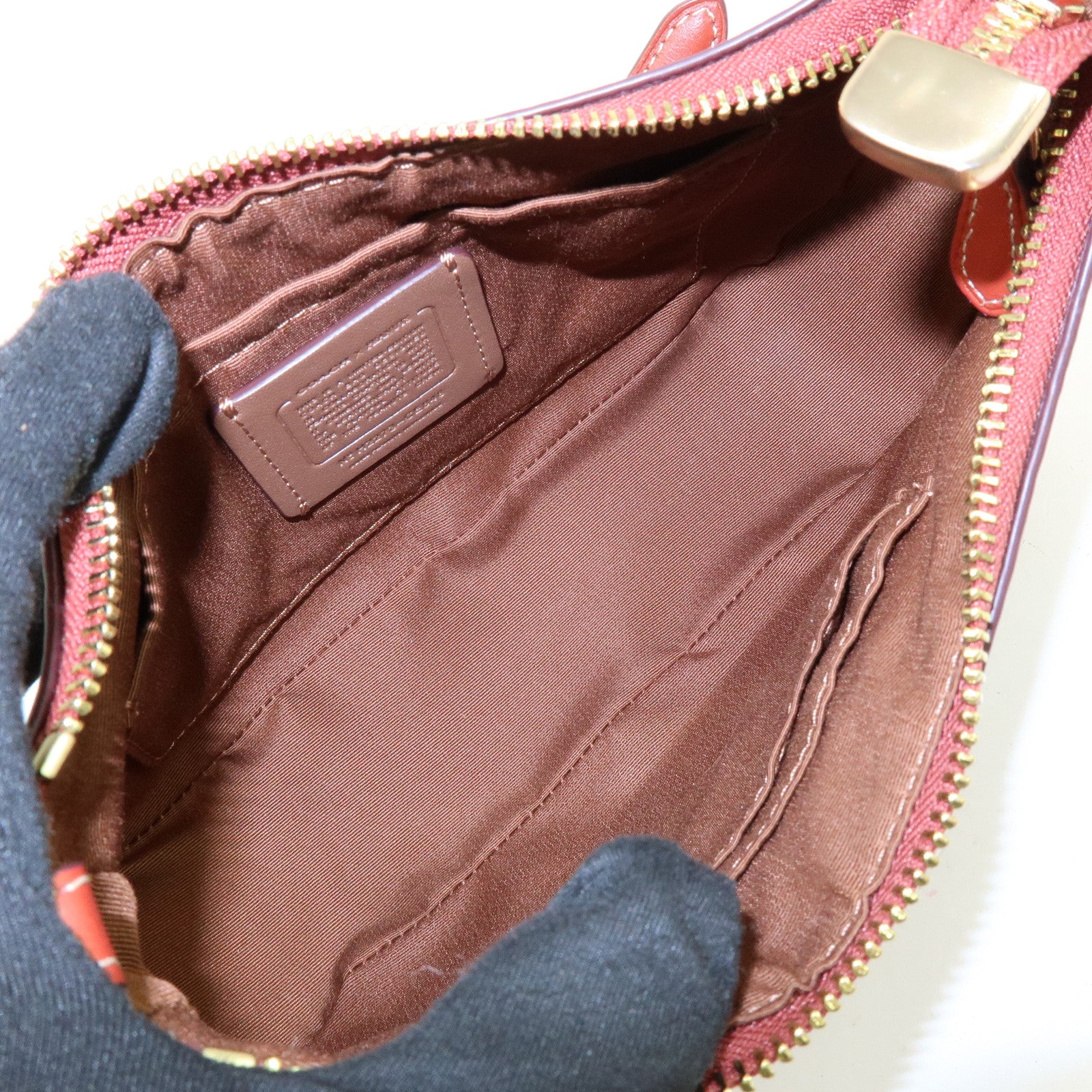 COACH PEANUTS Teri Signature PVC Leather Shoulder Crossbody Bag