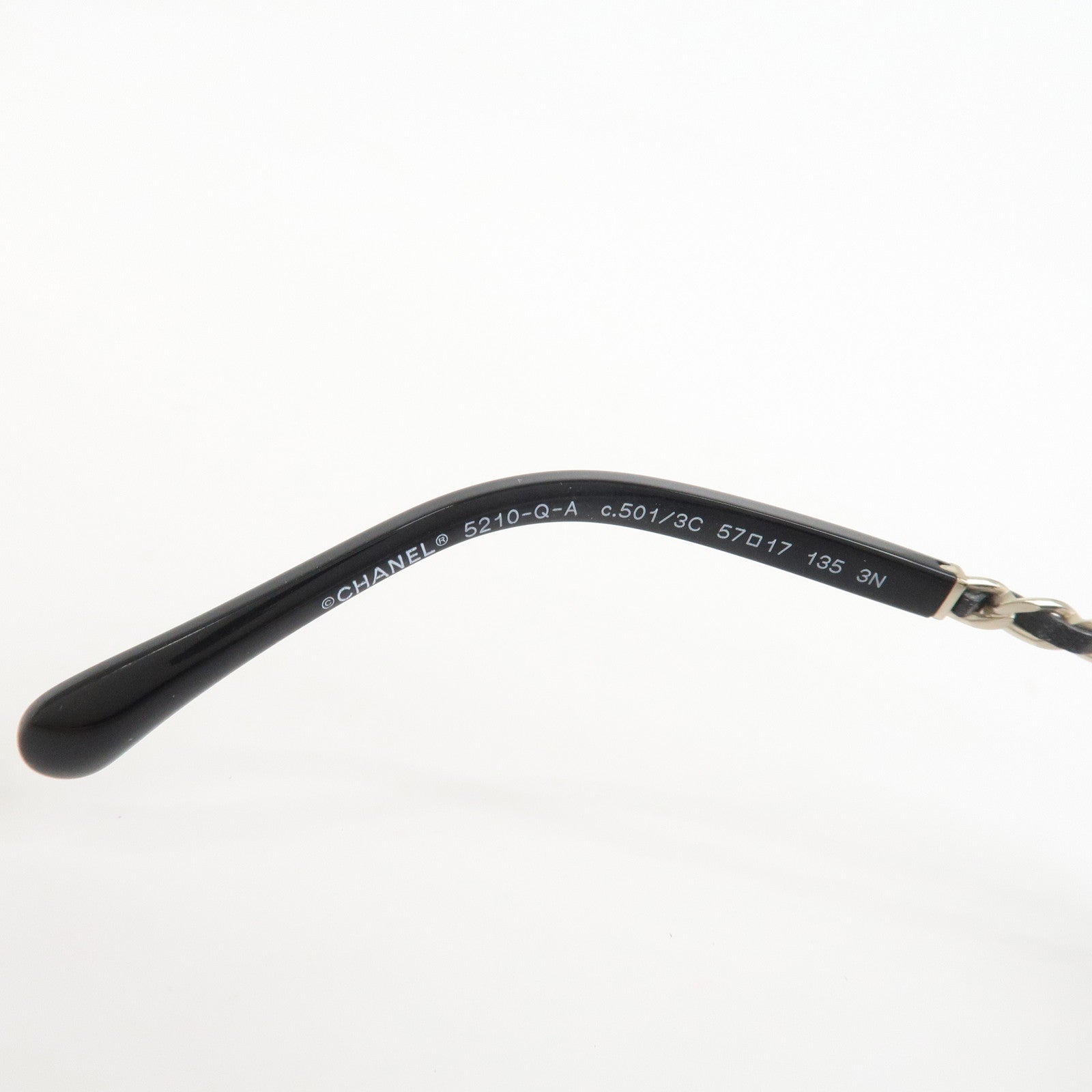 CHANEL COCO Mark Plastic Sunglasses 5210-Q-A c.501/3C 57□17 135 3N