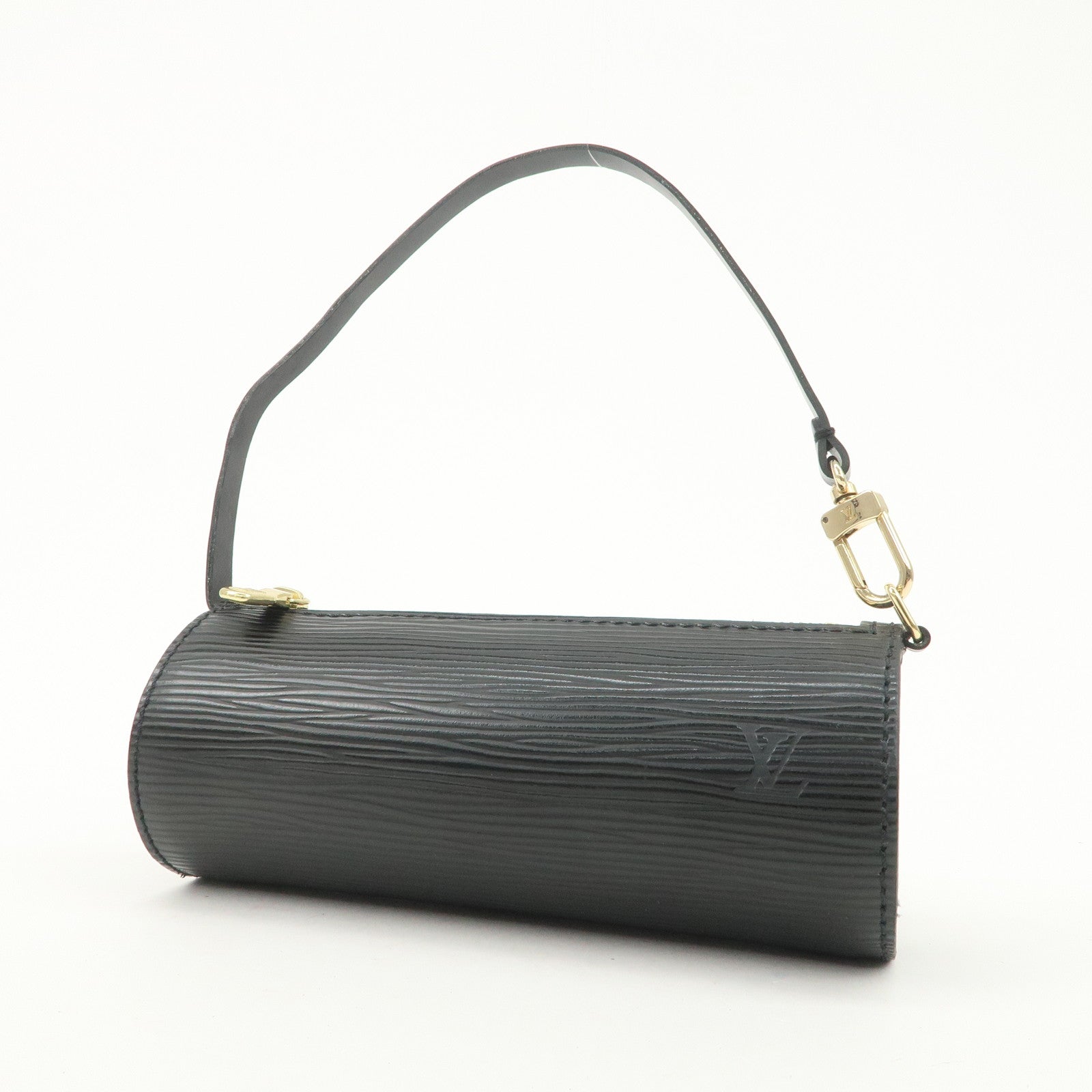 Louis Vuitton Epi Mini Pouch For Soufflot Hand Bag Noir