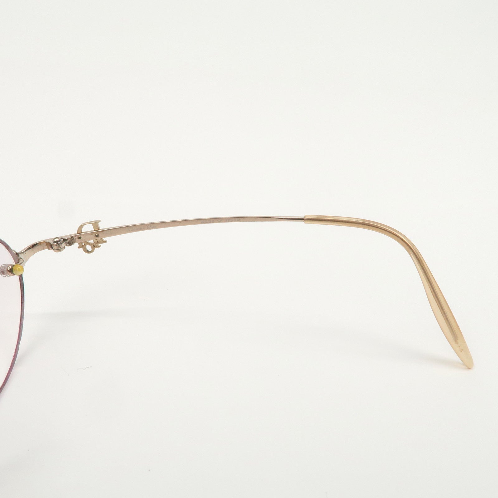 Christian Dior Clear Metal Sunglasses Pink Beige CD-7515J B9N 51□18