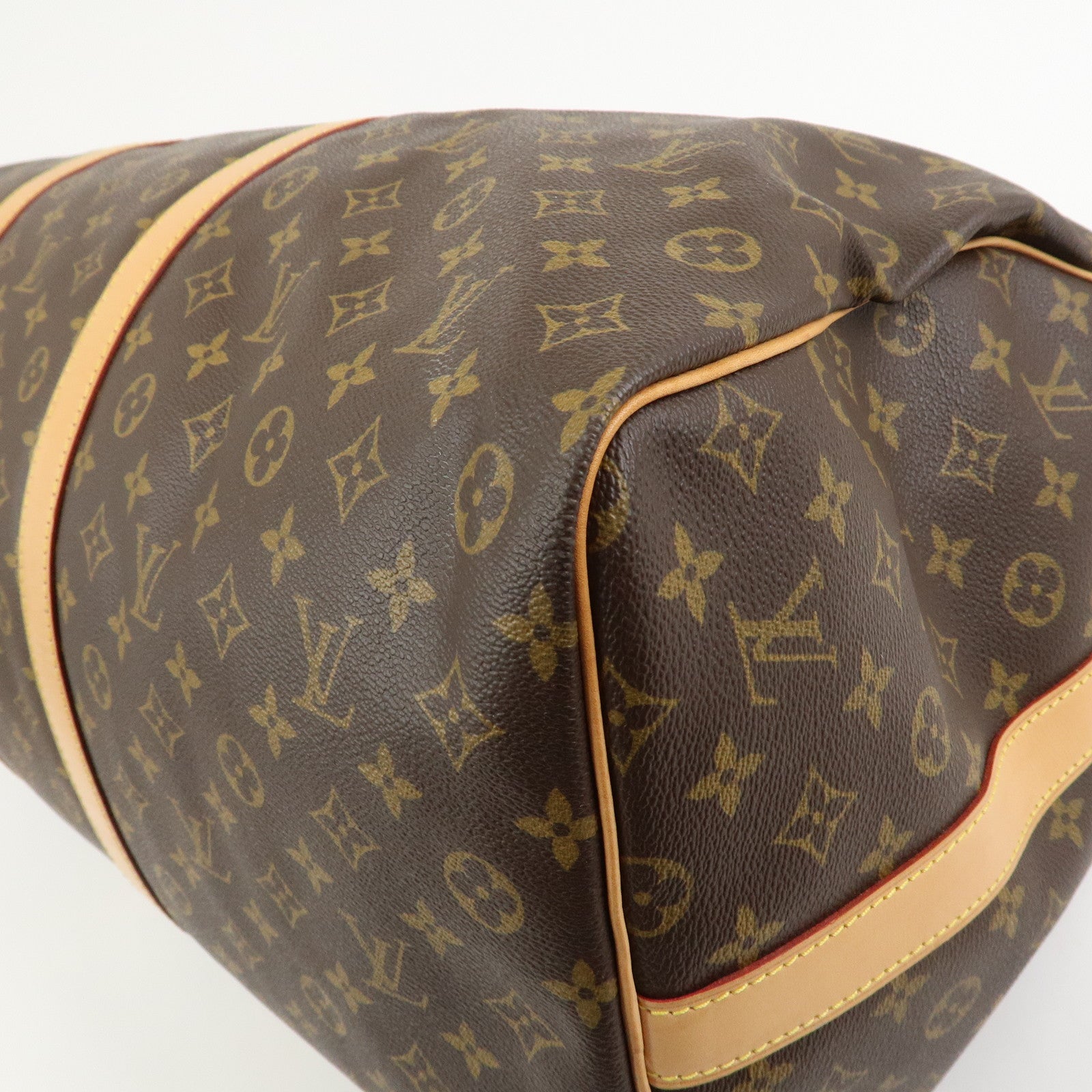Louis Vuitton Monogram Keep All Bandouliere 60 Boston Bag M41412