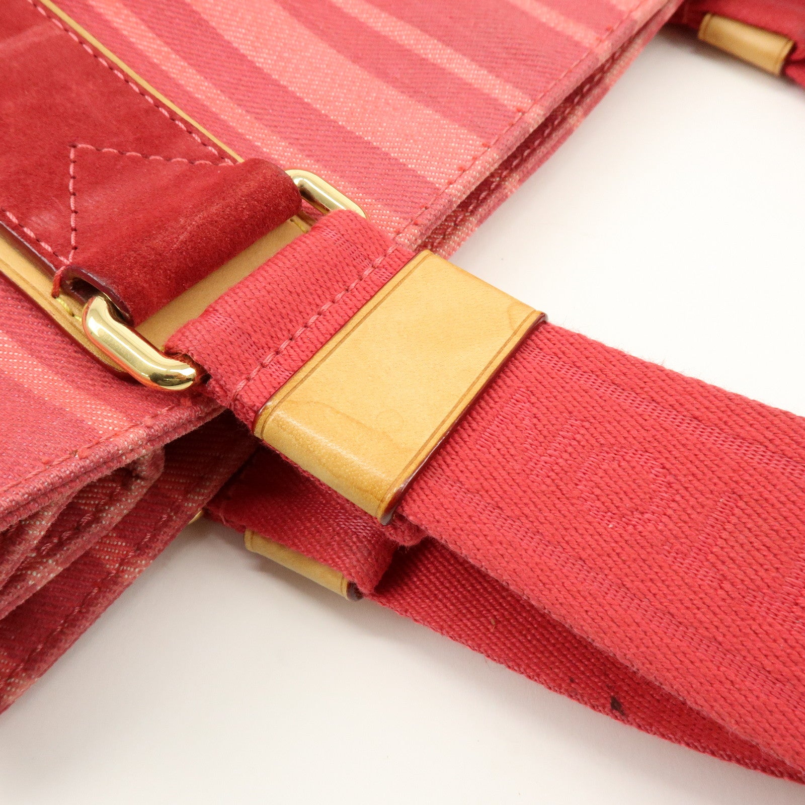 Louis Vuitton Plan Soleil Cabas PM Tote Bag Rouge Grenadine M94146