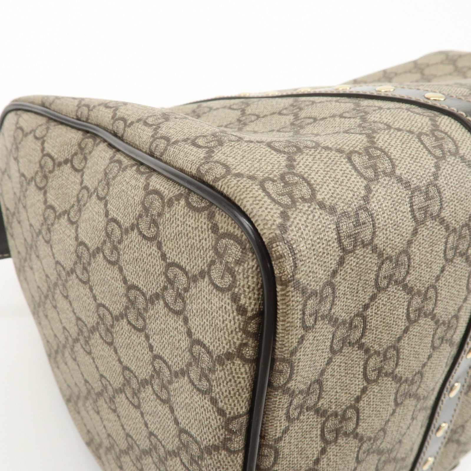 GUCCI GG Supreme Guccissima GG Plus Histoire Boston Bag 193603