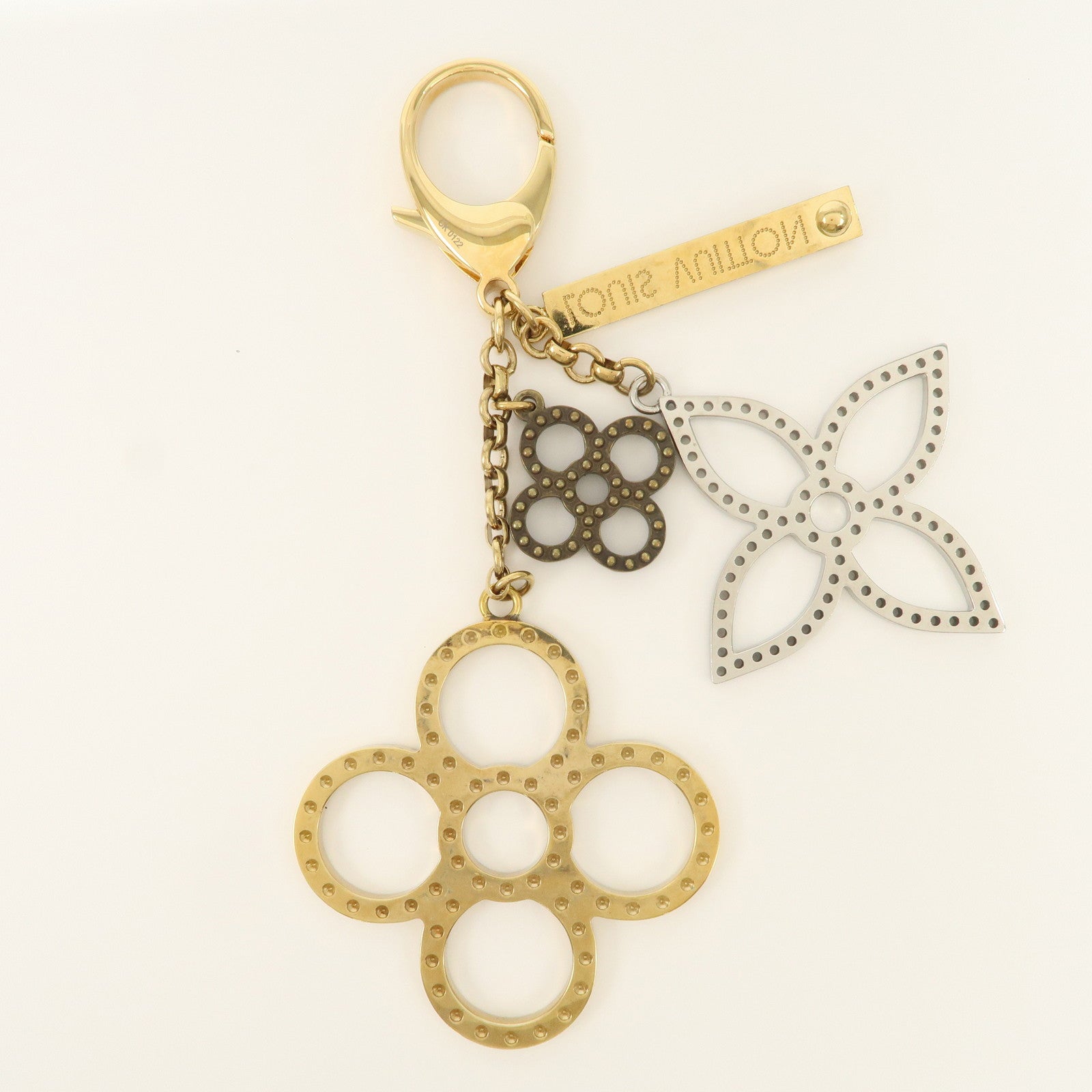 Louis Vuitton Bijoux Sac Tapage Metal Bag Charm Gold Silver M65090