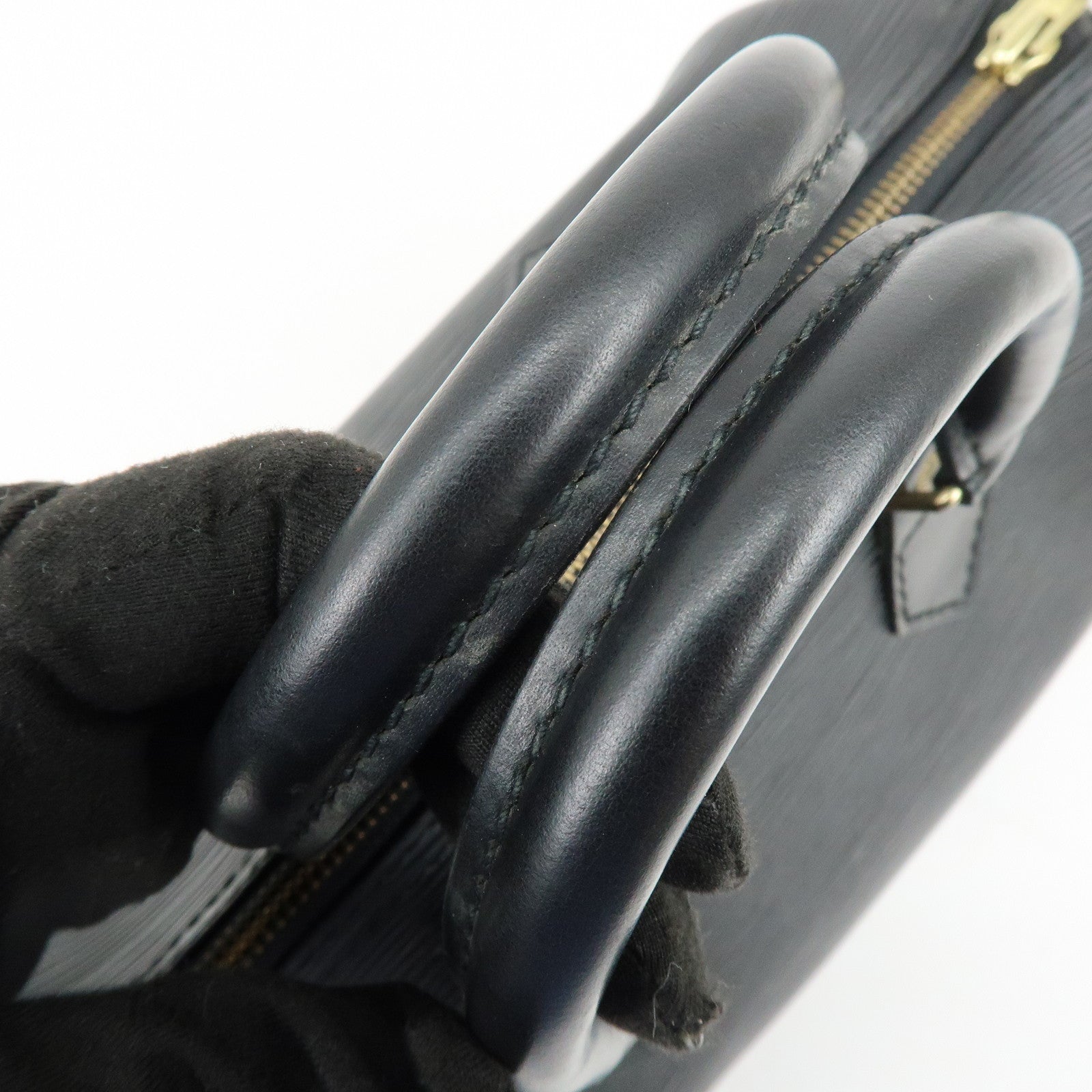 Louis Vuitton Epi Speedy 25 Leather Hand Bag Boston Bag Noir M59032