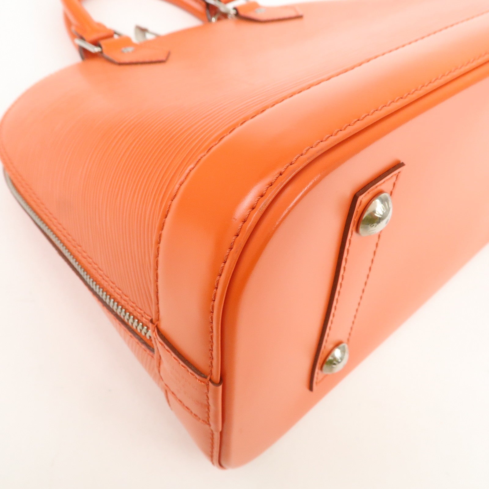 Louis Vuitton Epi Alma PM Hand Bag Pimont Orange M40623