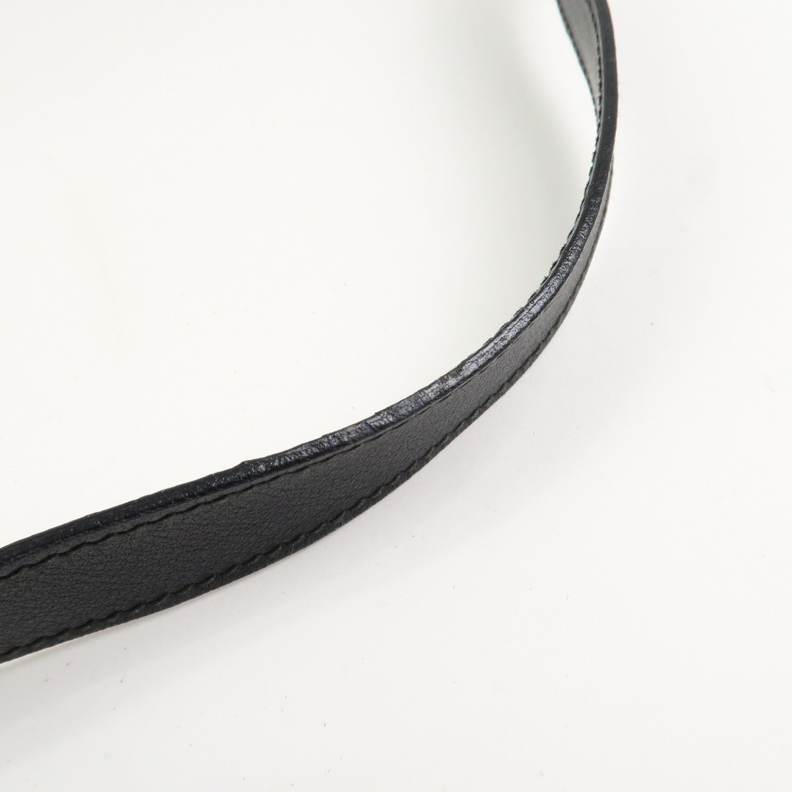 GUCCI Bamboo Leather Shoulder Bag Black 001.113.1643