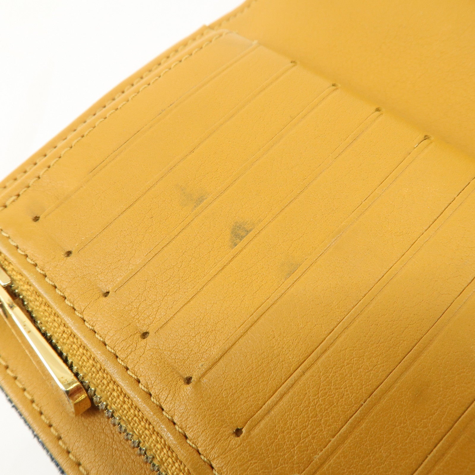 Louis Vuitton Monogram Denim Portefeuille Amelia Wallet Blue M95511 Used