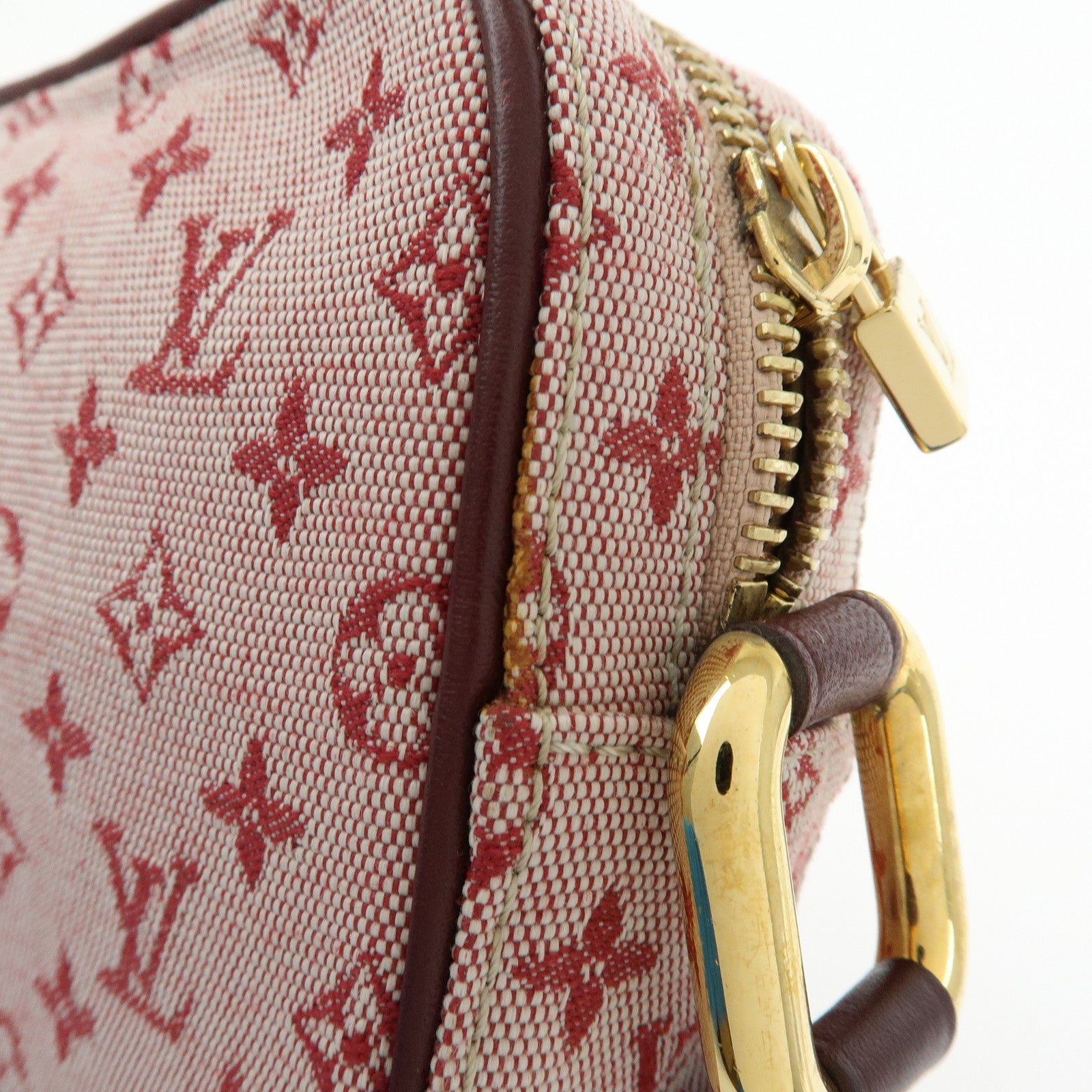 Louis Vuitton Monogram Mini Canvas Juliette Shoulder Bag Cherry