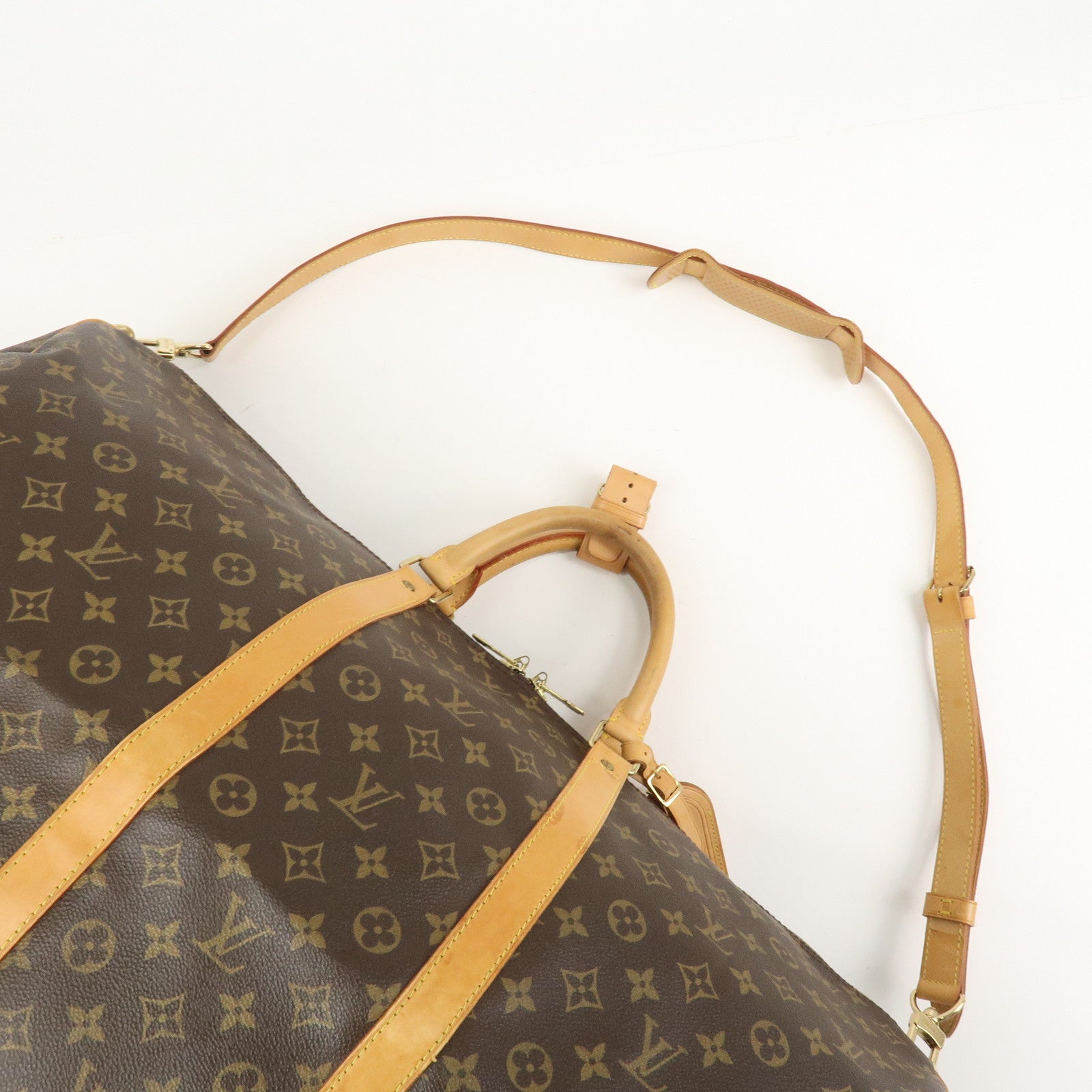 Louis Vuitton Monogram Keep All 60 Boston Bag Brown M41422