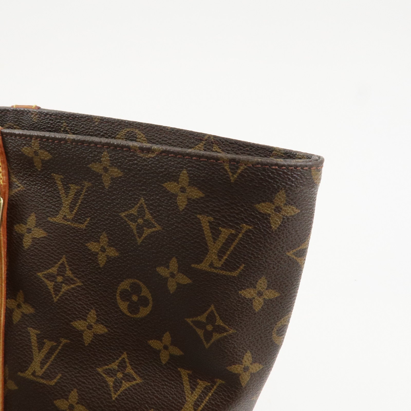 Louis Vuitton Monogram Sac Shopping Shoulder Bag Brown M51108