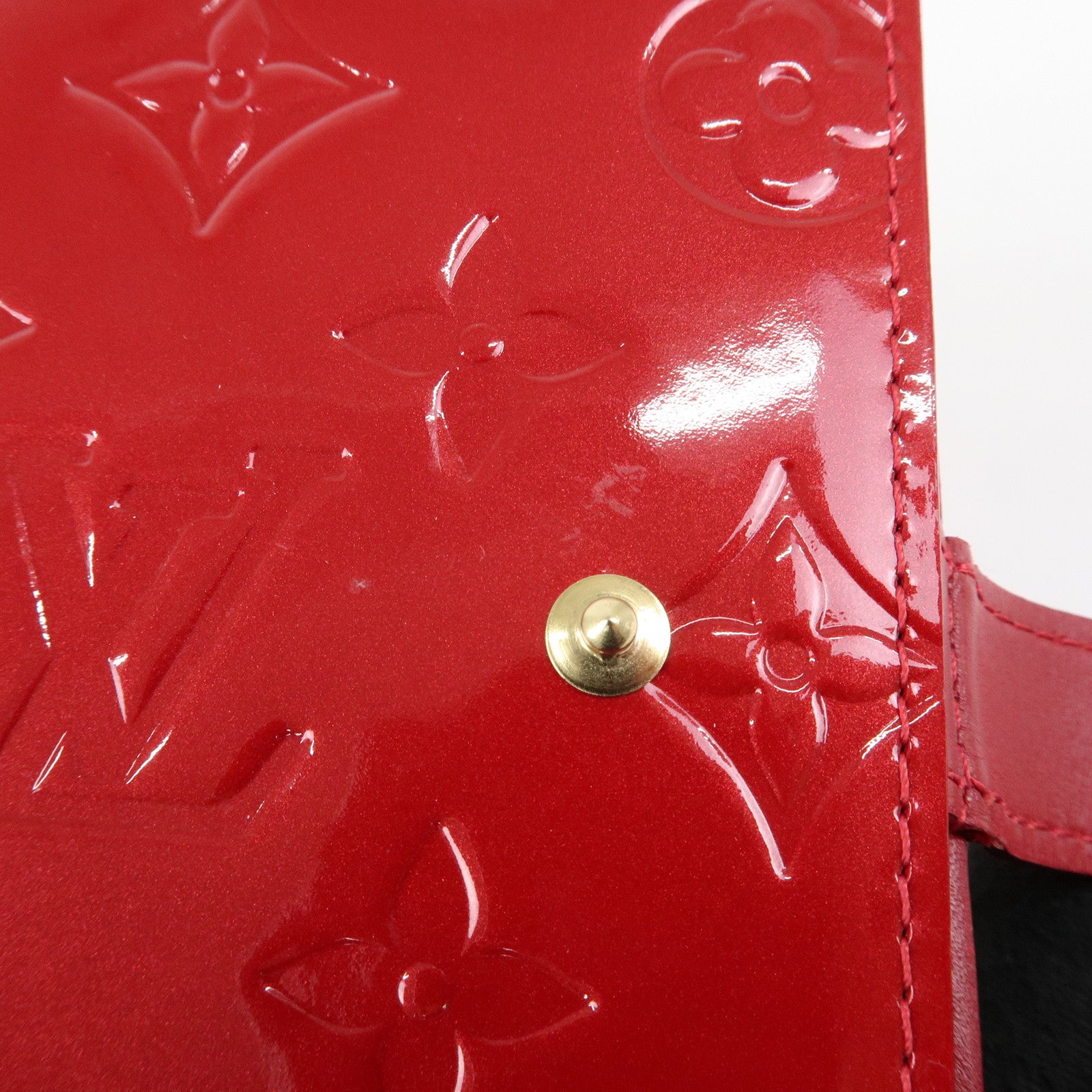 Louis Vuitton Monogram Vernis Agenda PM Pomme d'Amour Red R21016