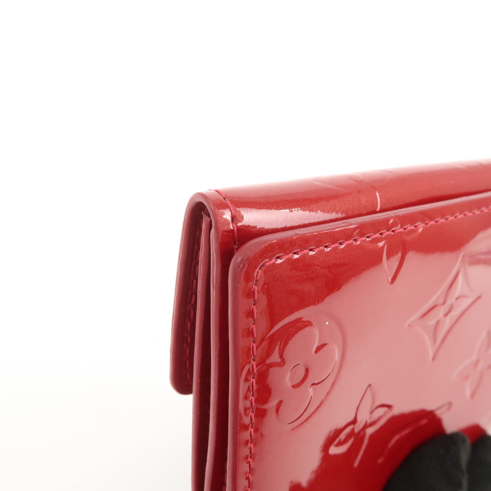 Louis Vuitton Monogram Vernis Ludlow Coin Case Pomme d'Amour M91978