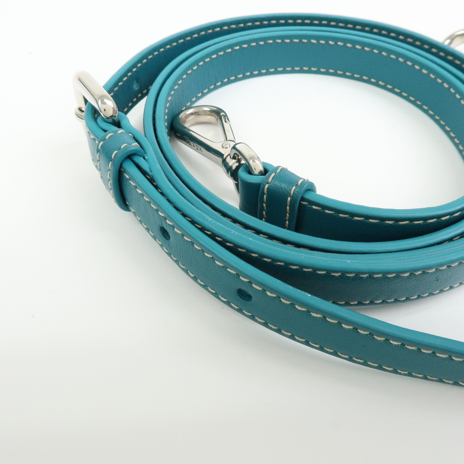 PRADA Nylon Leather 2Way Tote Hand Shoulder Bag Green BN1841