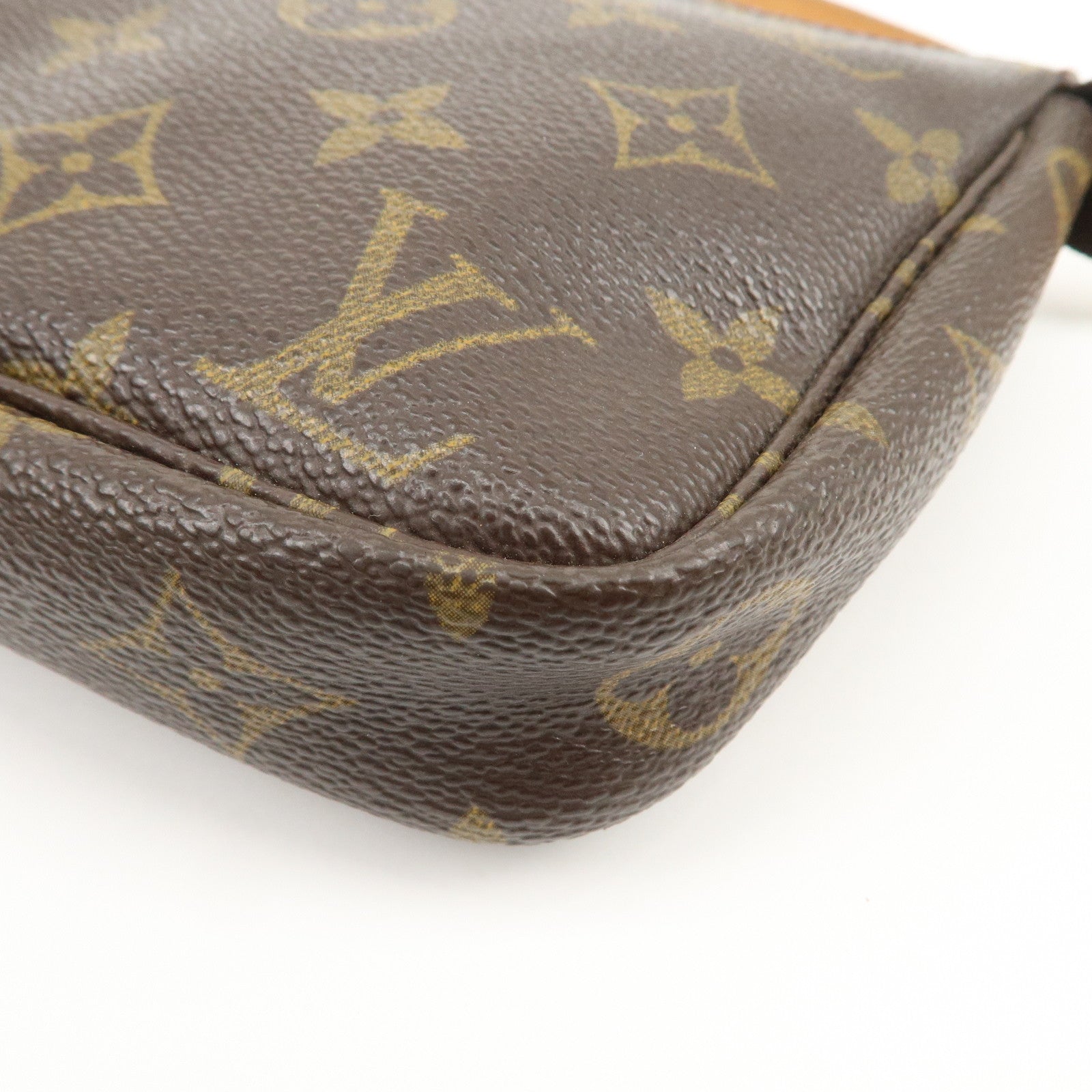 Louis Vuitton Monogram Pochette Accessoires Pouch Hand Bag M51980