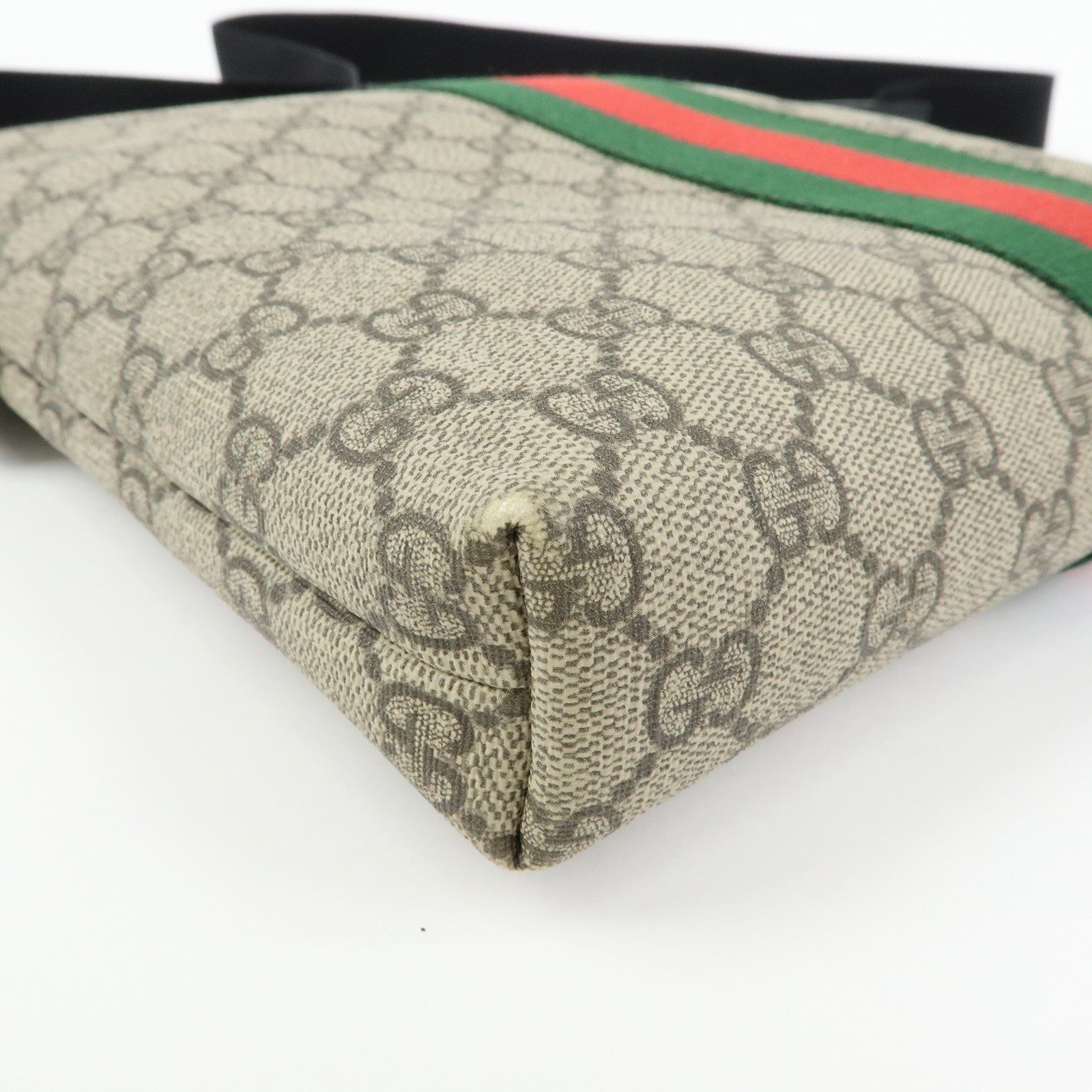 GUCCI Sherry GG Supreme Shoulder Bag Crossbody Bag Beige 387111