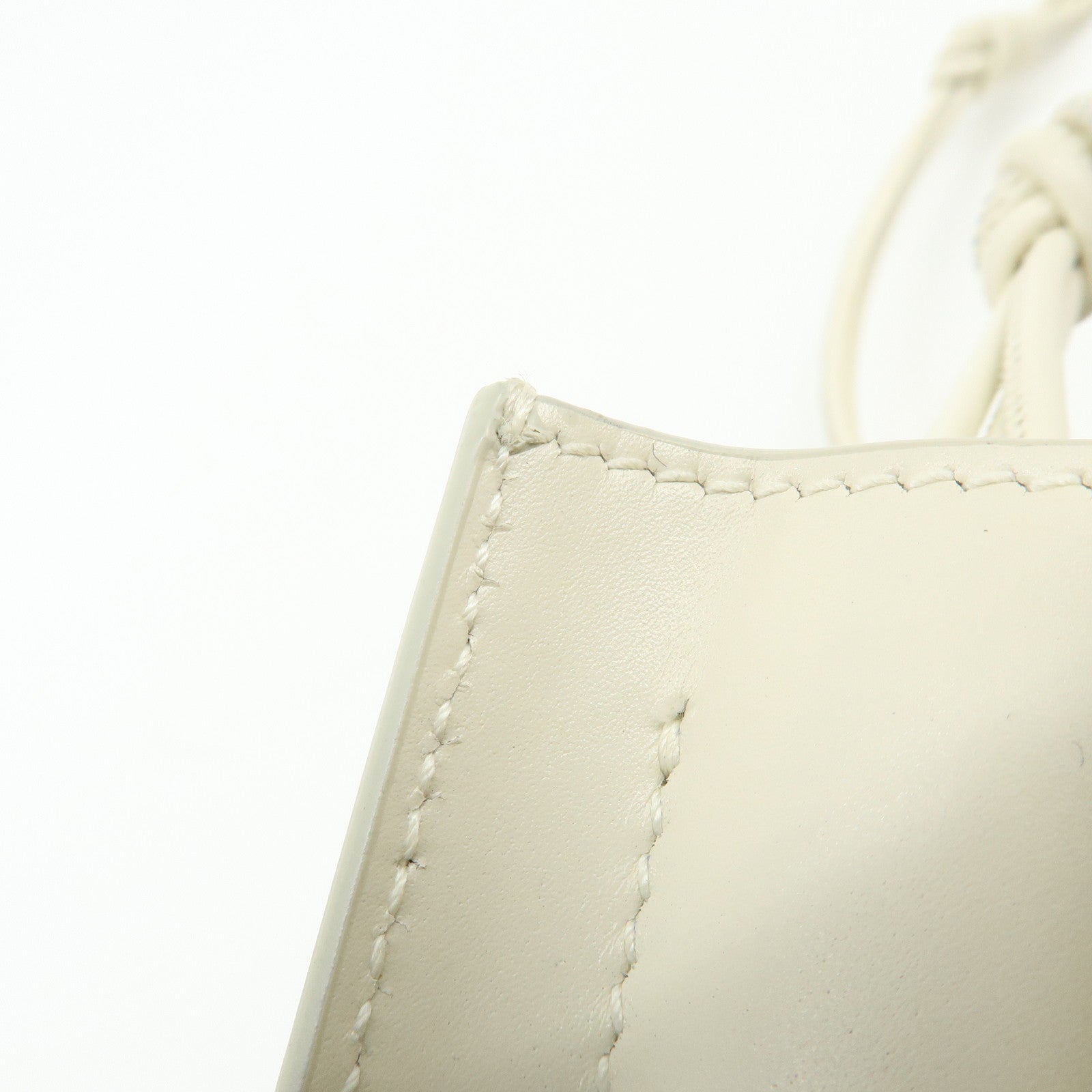 JIL SANDER Leather Shoulder Bag Crossbody Bag Ivory
