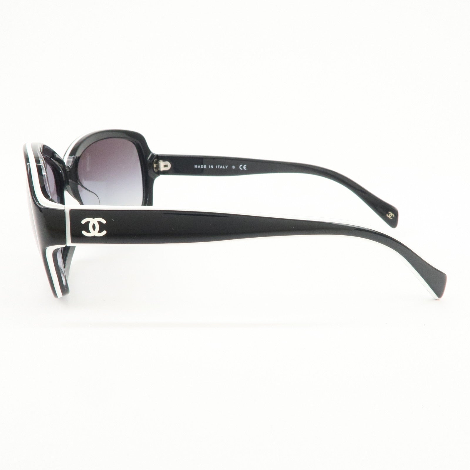 CHANEL COCO Mark Sunglasses Black 5143-A c.1138/3C 58□15 135