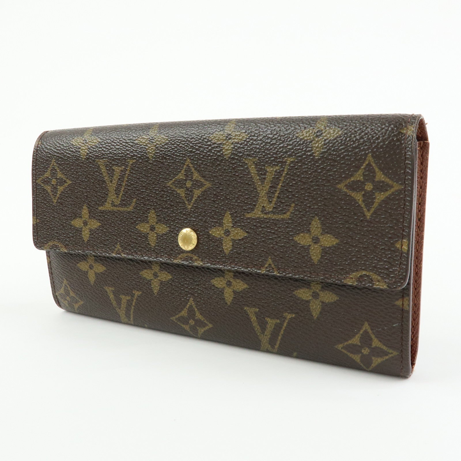 Louis Vuitton Monogram Porte Monnaie Credit Long Wallet M61726