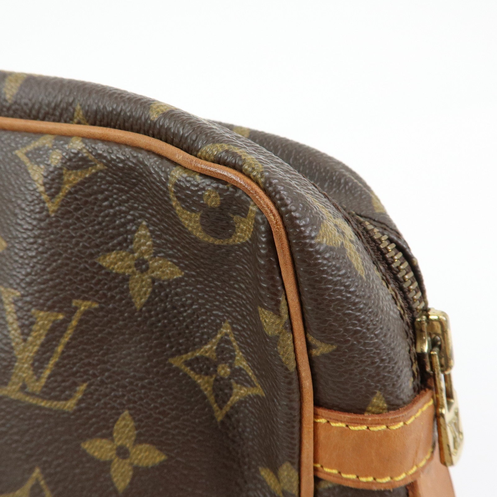 Louis Vuitton Monogram Compiegne 28 Pouch Clutch Bag Brown M51845