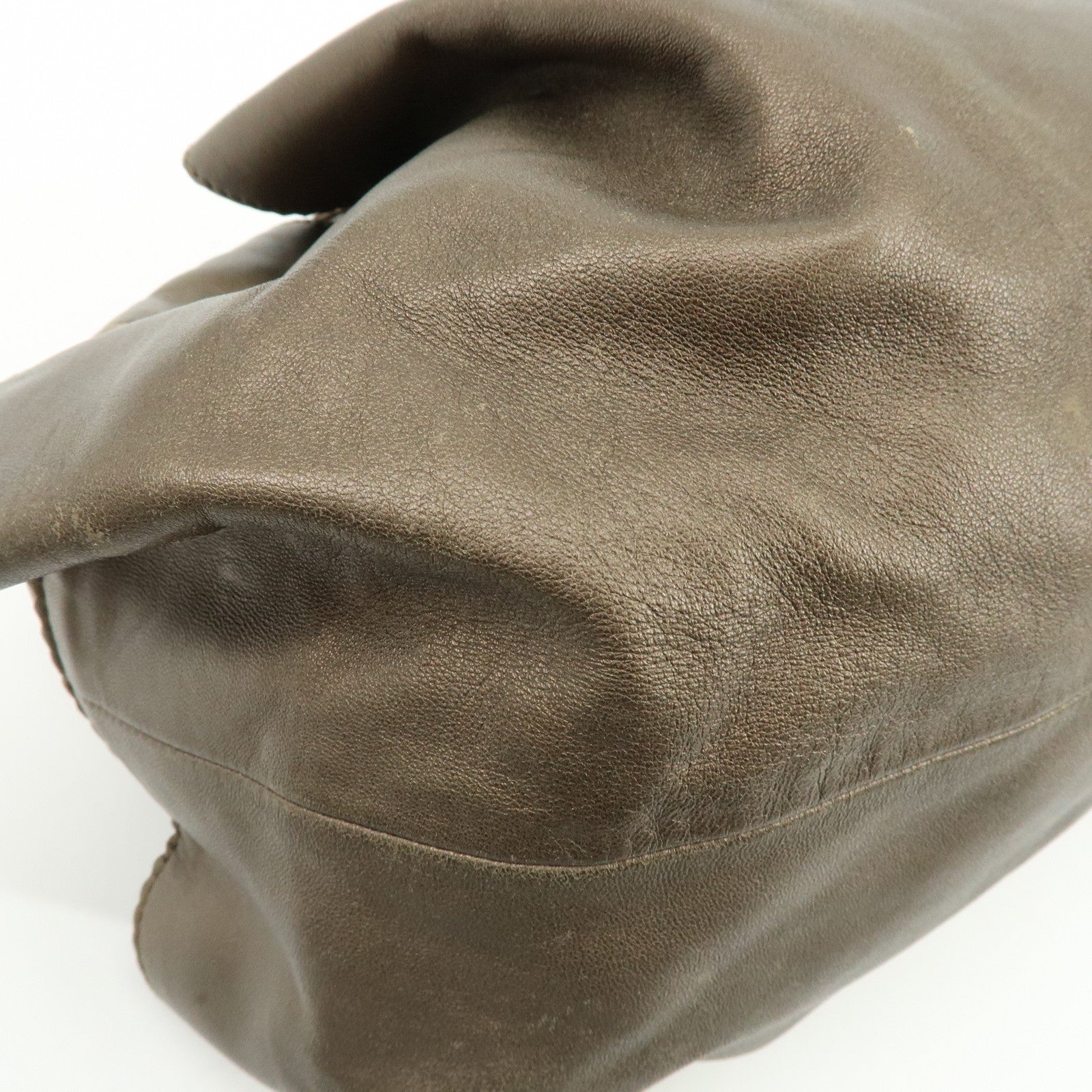 LOEWE Anagram Nappa Aire Nappa Leather Hand Bag Brown