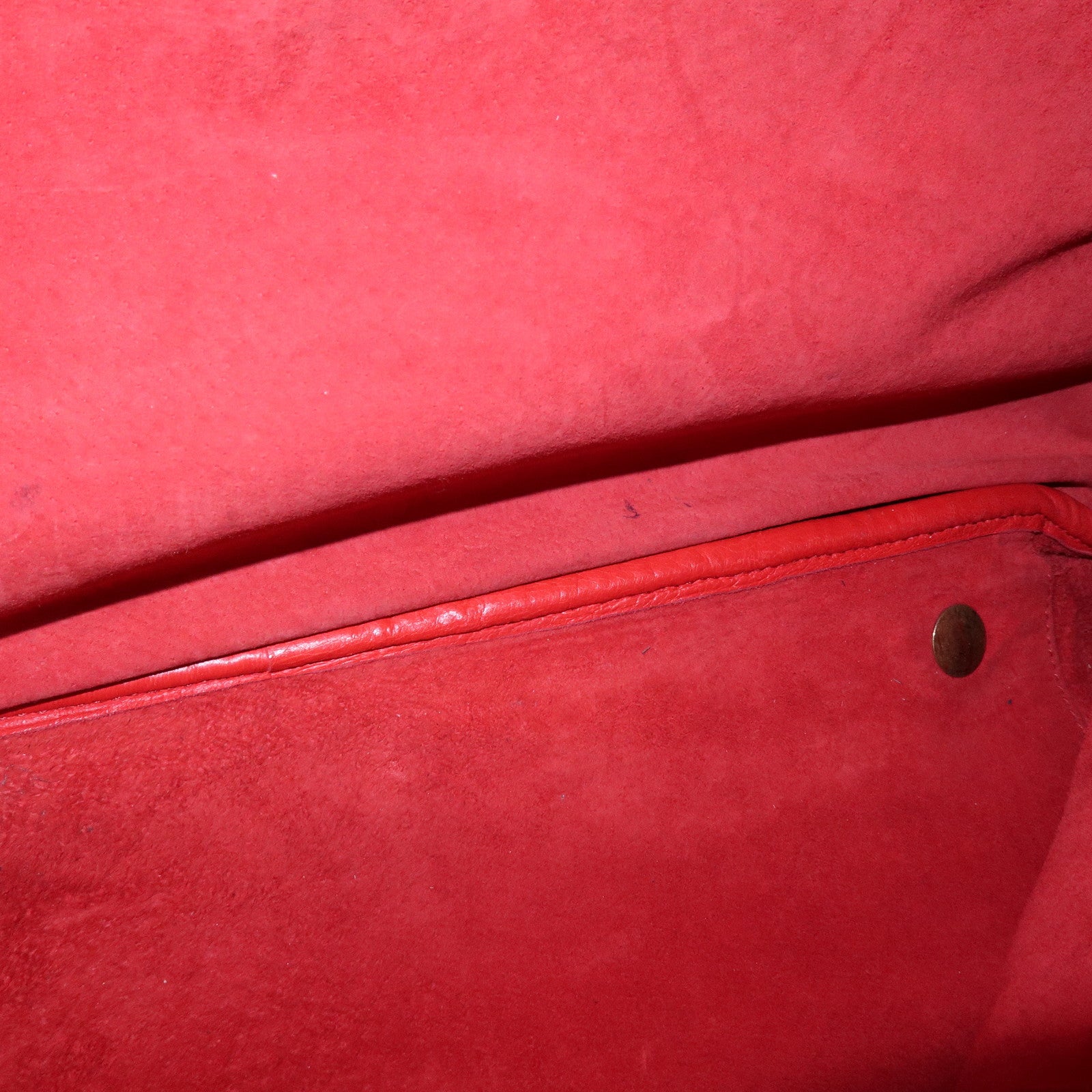 Saint Laurent Paris Roadie Leather Shoulder Bag Red 228840