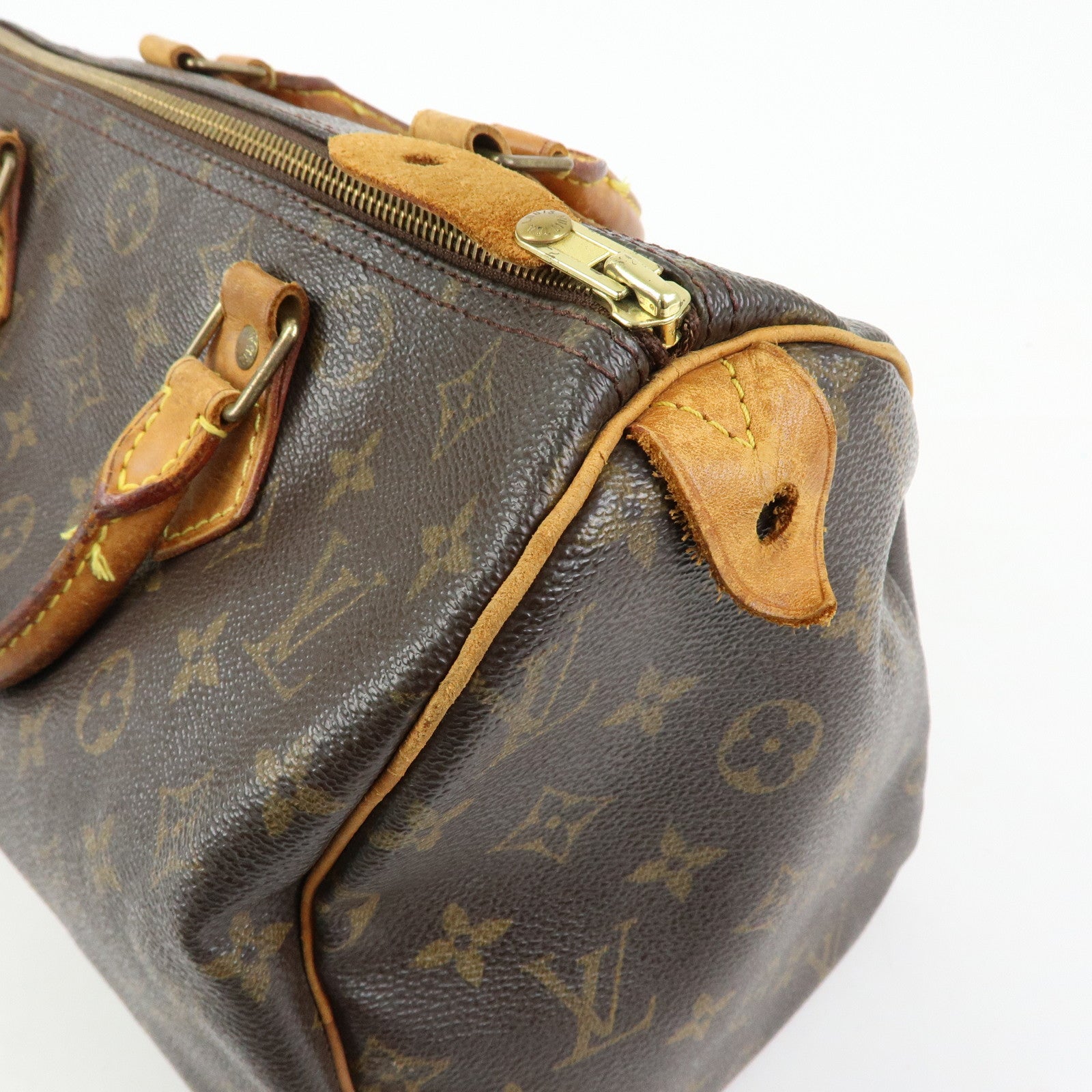 Louis Vuitton Monogram Speedy 30 Boston Bag Hand Bag Brown M41526