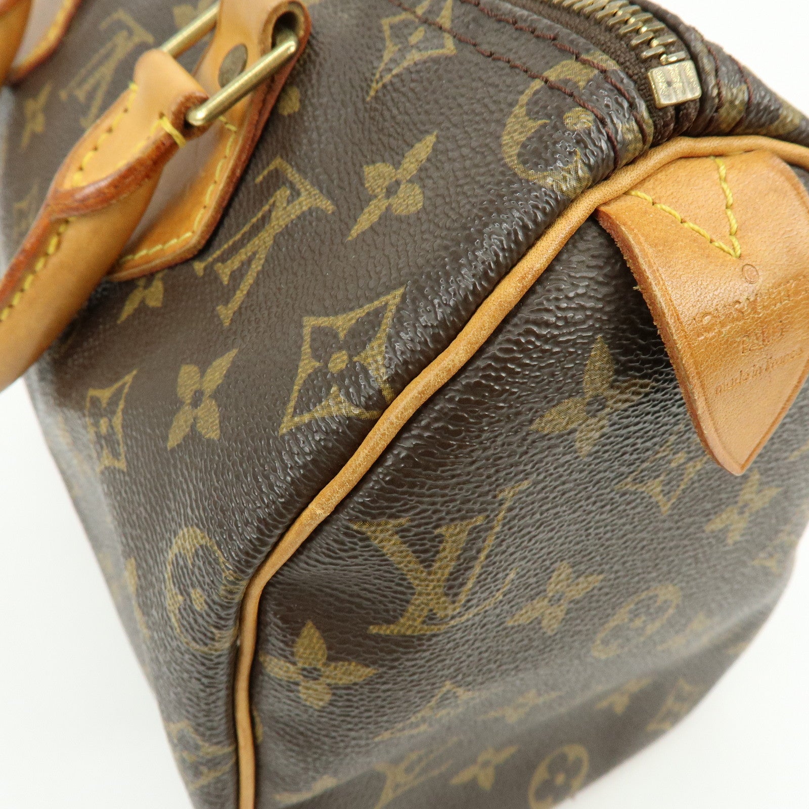 Louis Vuitton Monogram Speedy 25 Boston Bag Hand Bag Brown M41528