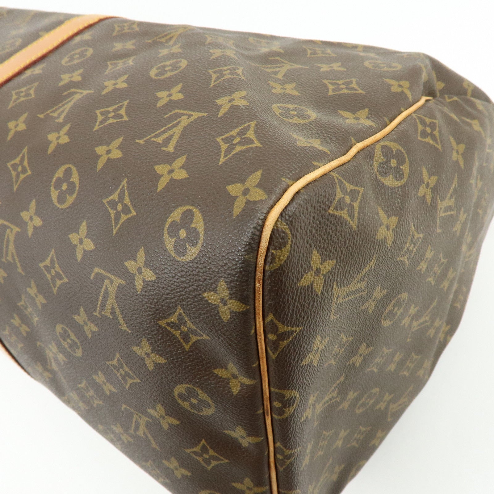 Louis Vuitton Monogram Keep All 60 Boston Bag Brown M41422