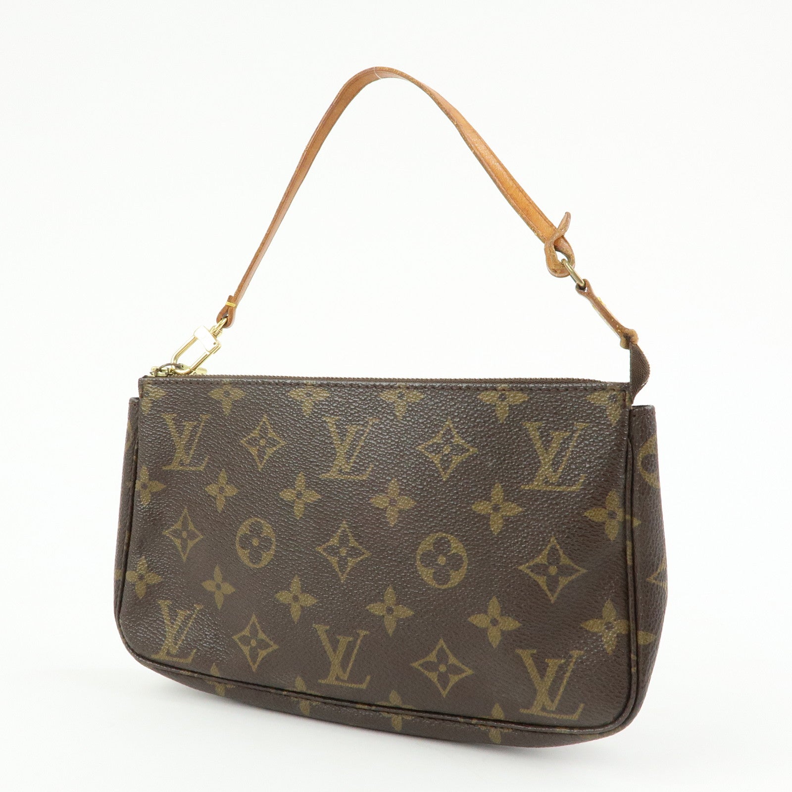 Louis Vuitton Monogram Pochette Accessoires Pouch Hand Bag M51980