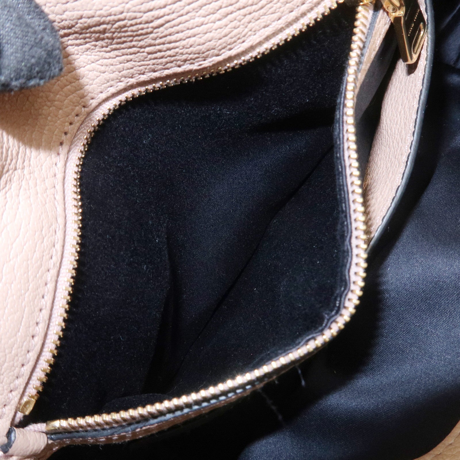 MIU MIU MADRAS Leather 2Way Bag Hand Bag Shoulder Bag Black