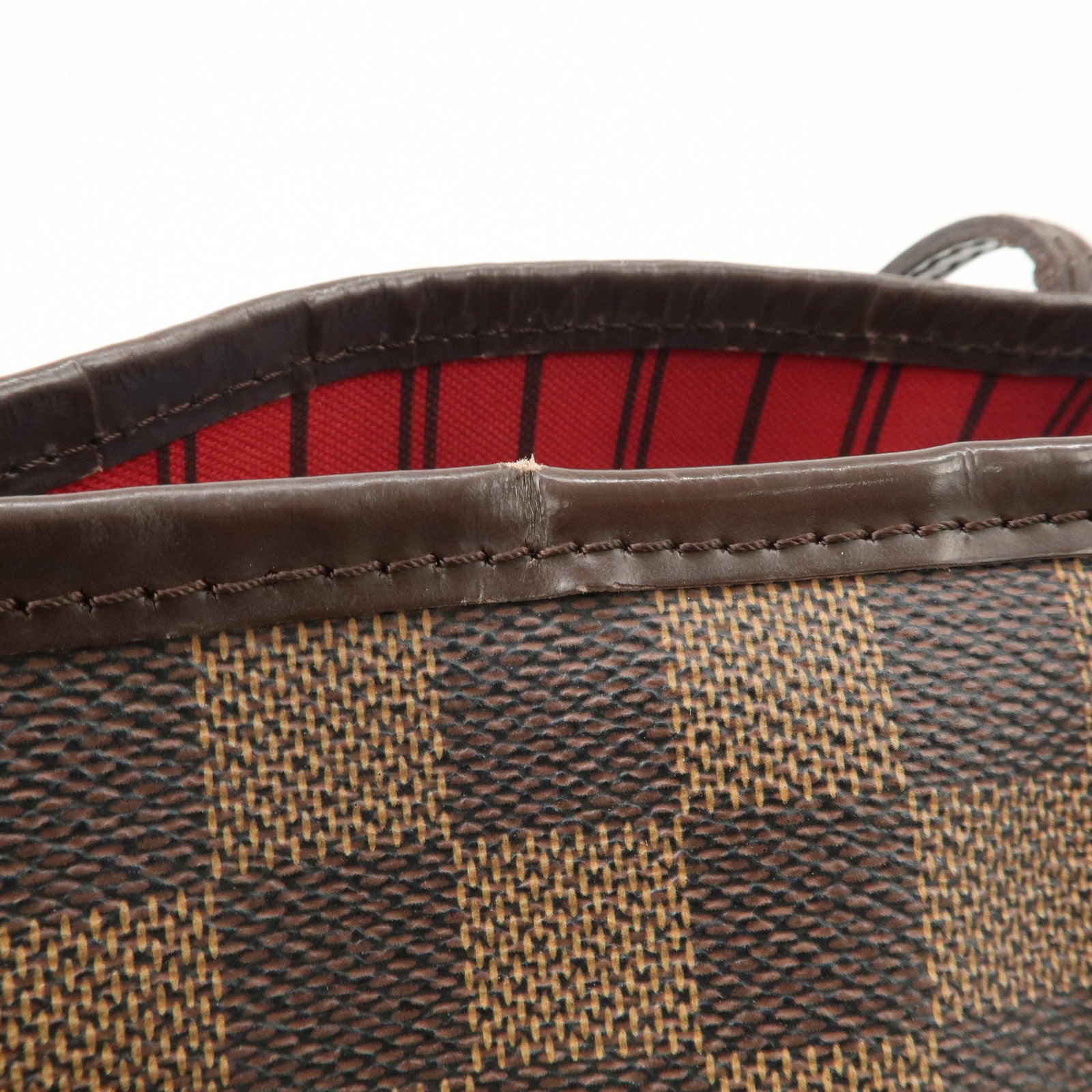 Louis Vuitton Damier Ebene Neverfull GM Tote Bag N51106 Used