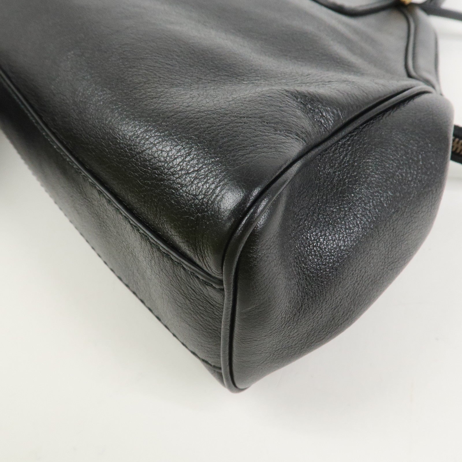 GUCCI GG Marmont Leather 2Way Shoulder Bag Hand Bag Black 516459