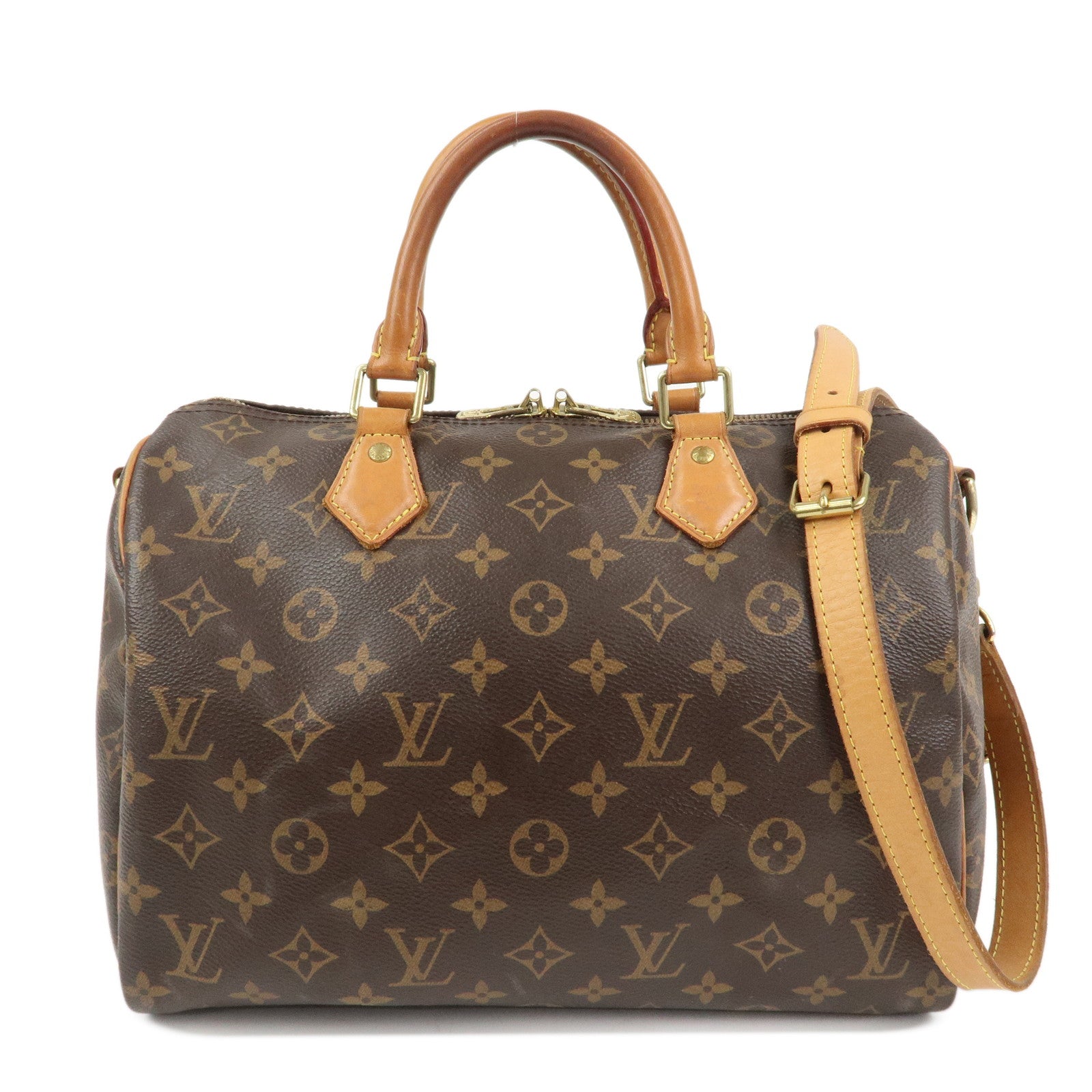 Louis Vuitton Monogram Canvas Speedy 30 Bandouliere Hand Bag M41112