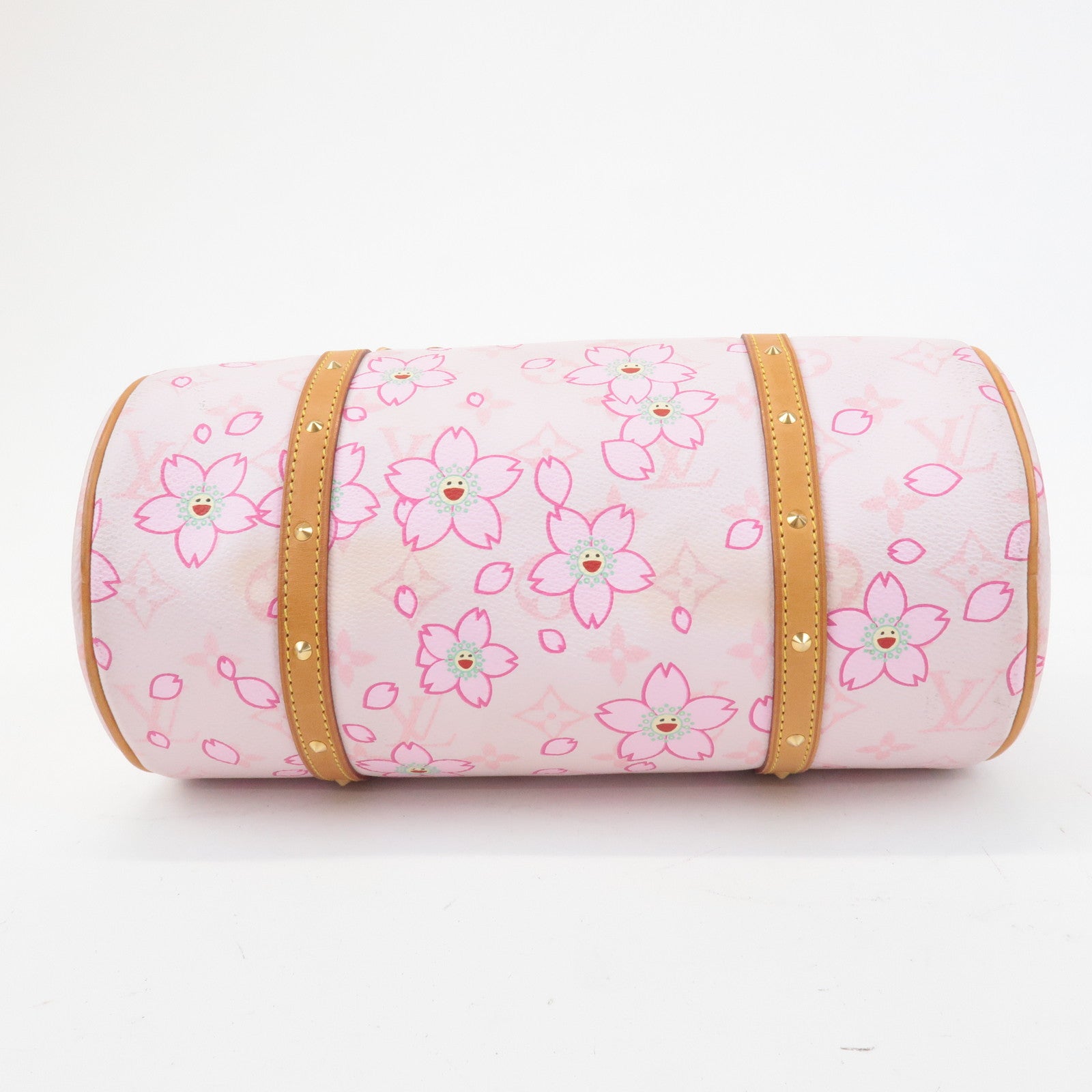 Louis Vuitton Monogram Cherry Blossom Papillon Hand Bag Rose M92010 Used