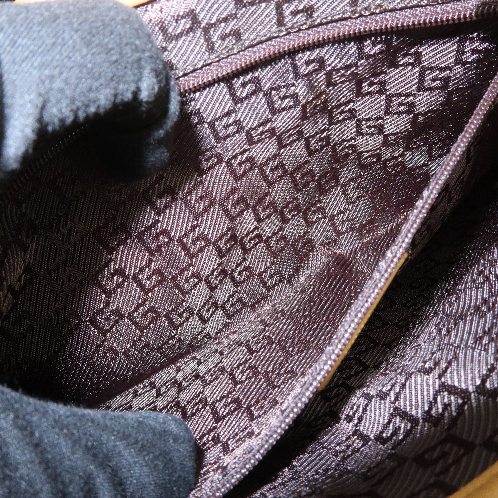 GUCCI Bamboo Suede Leather Kandinsky Shoulder Bag Yellow 001・4096