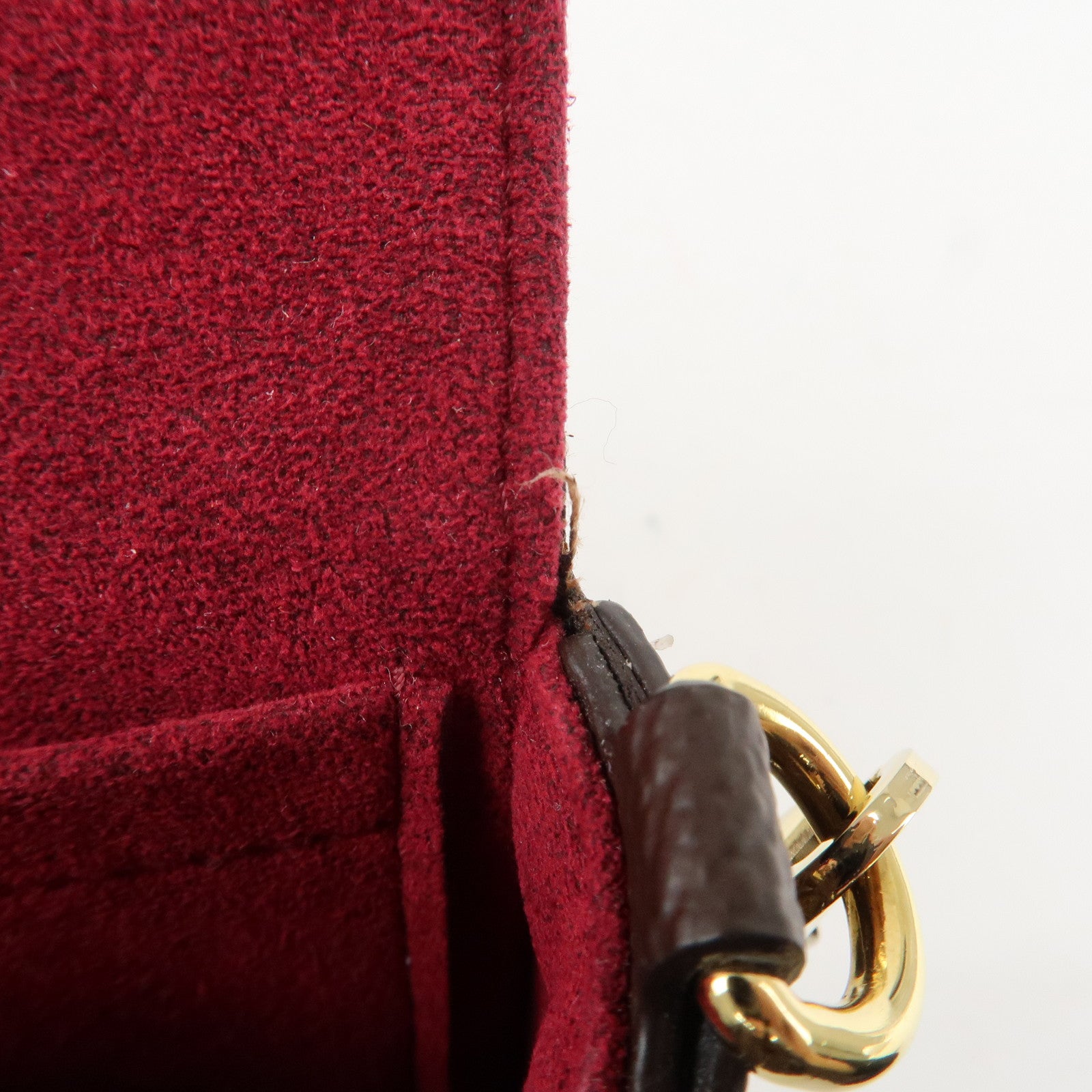 Louis Vuitton Monogram Pochette Félicie Shoulder Bag Brown M61276 Used