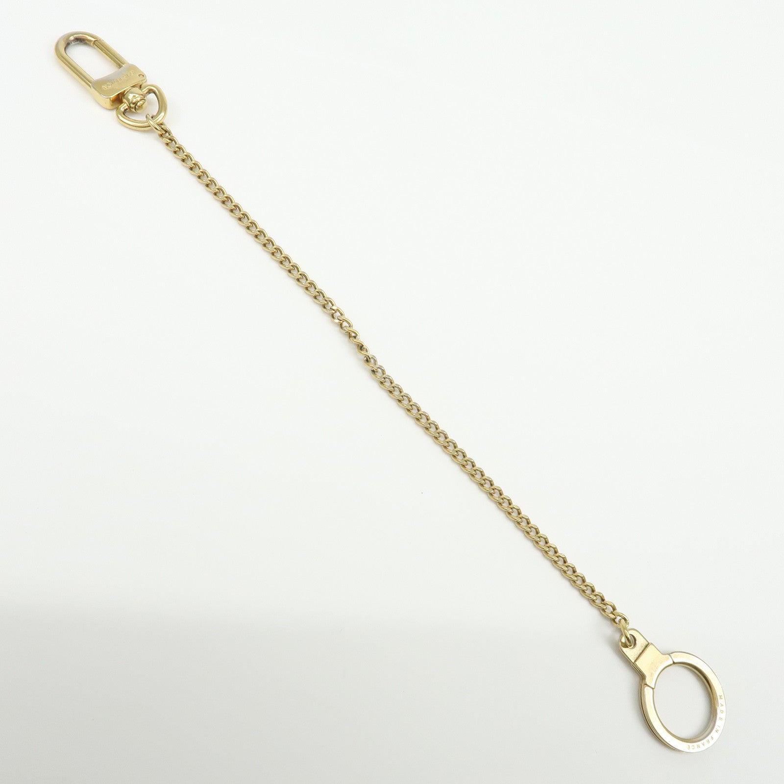 Louis Vuitton Chenne Ano Cles Key Chain Key Charm Gold M58021
