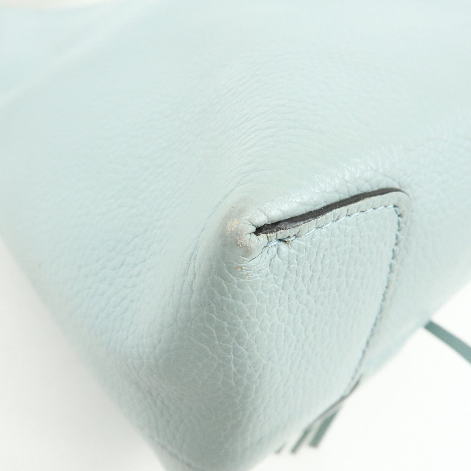 Chloe See By Chloe Leather 2Way Bag Shoulder Bag Light Blue