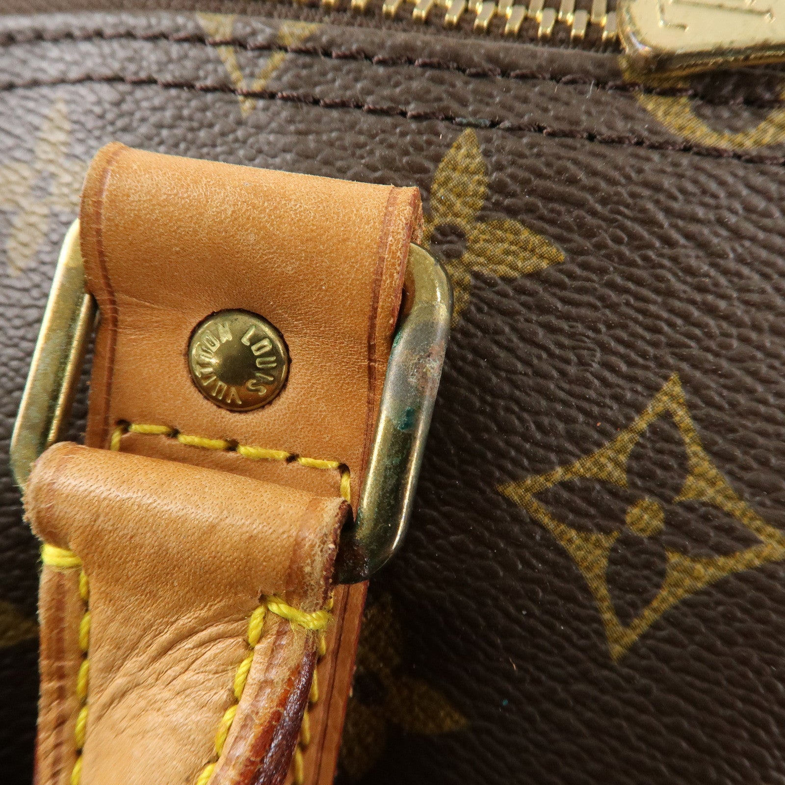 Louis Vuitton Monogram Keep All Bandouliere 60 Bag Brown M41412 Used