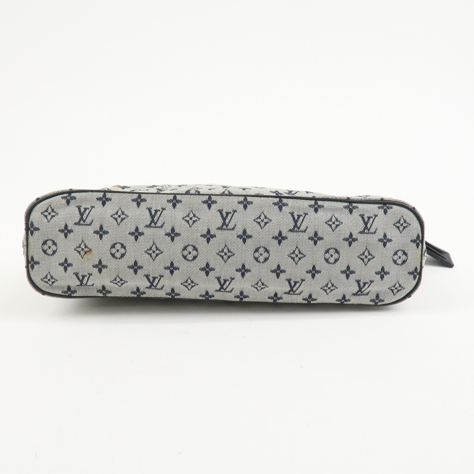 Louis Vuitton Monogram Mini Lin Lucille PM Hand Bag Blue M92676