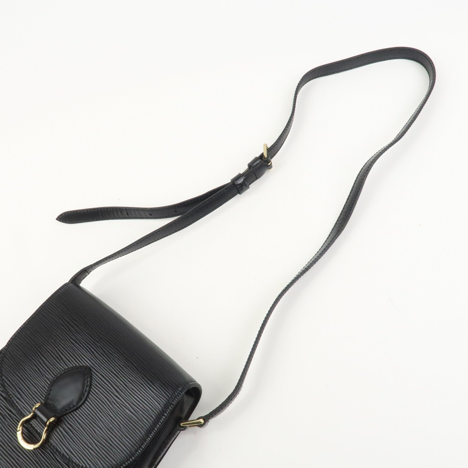 Louis Vuitton Epi Mini Saint Cloud Shoulder Bag Noir Black M52212