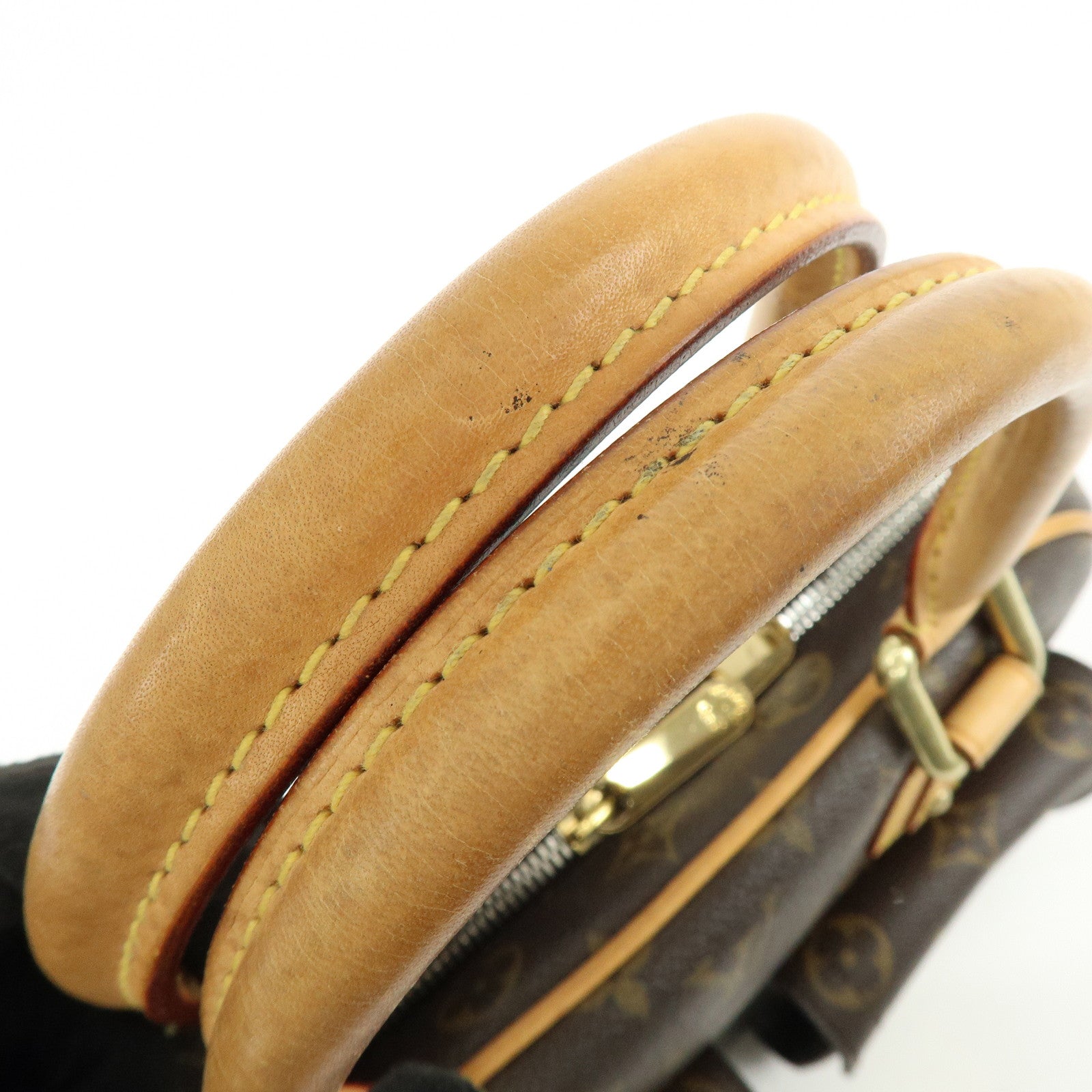 Louis Vuitton Monogram Manhattan PM Hand Bag Brown M40026