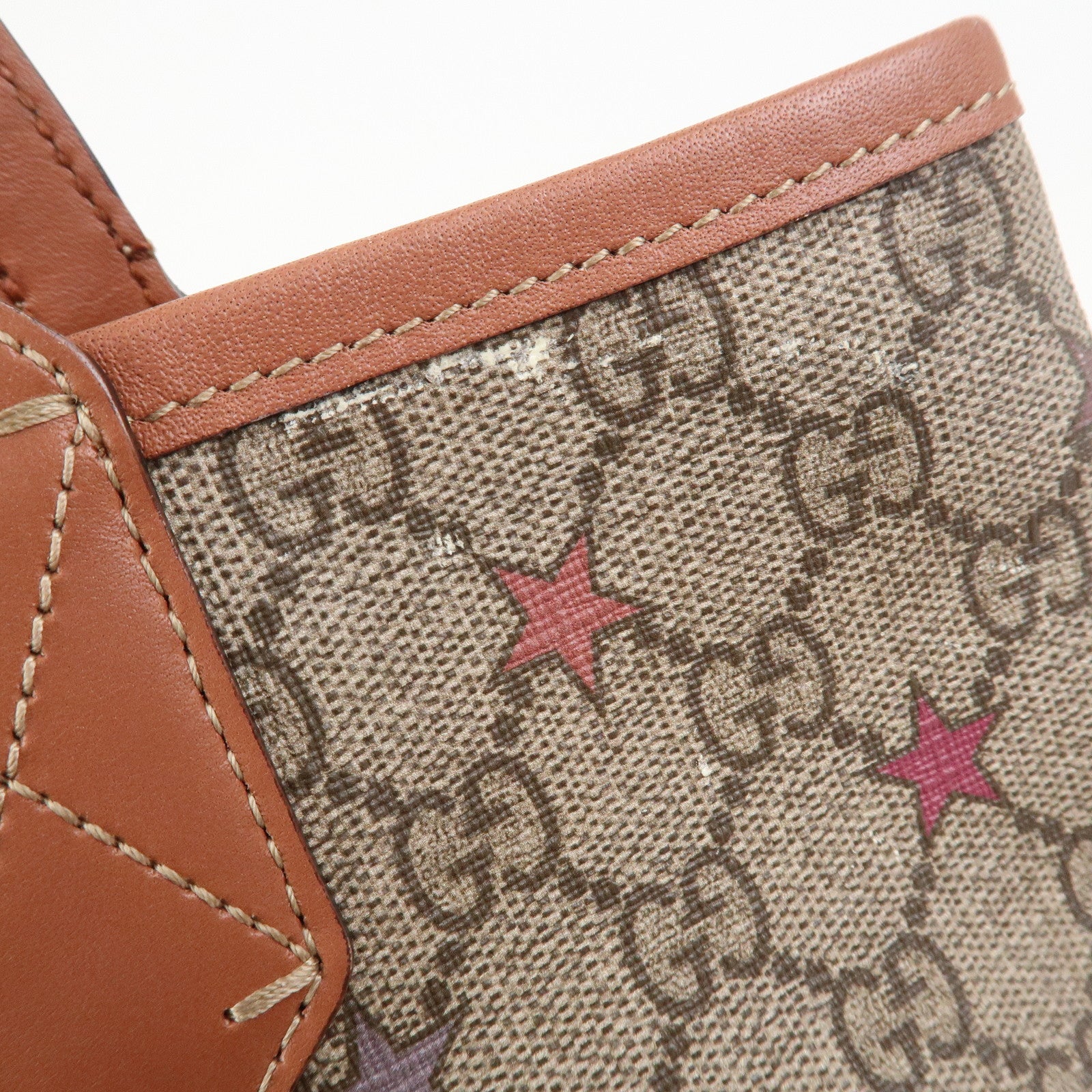 GUCCI GG Supreme PVC Leather Tote Bag Shoulder Bag Beige 309499