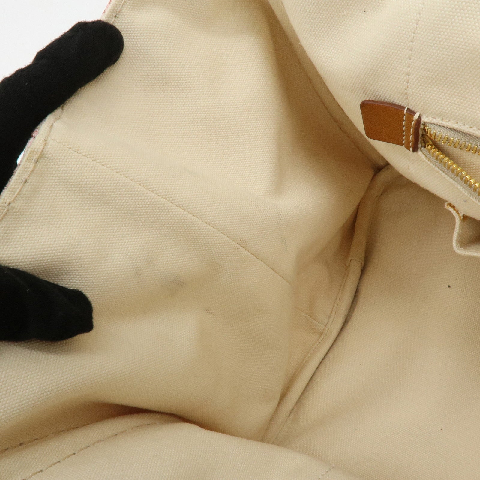 PRADA Canapa Large Triangle Logo Canvas Tote Bag Bordeaux B1872B