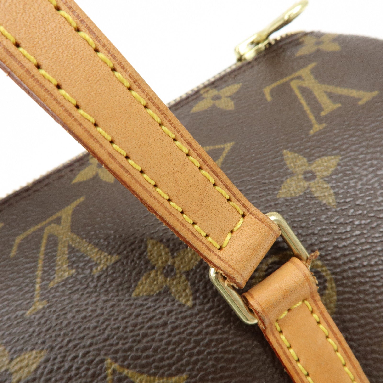 Louis Vuitton Monogram Papillon 30 Hand Bag Brown M51385