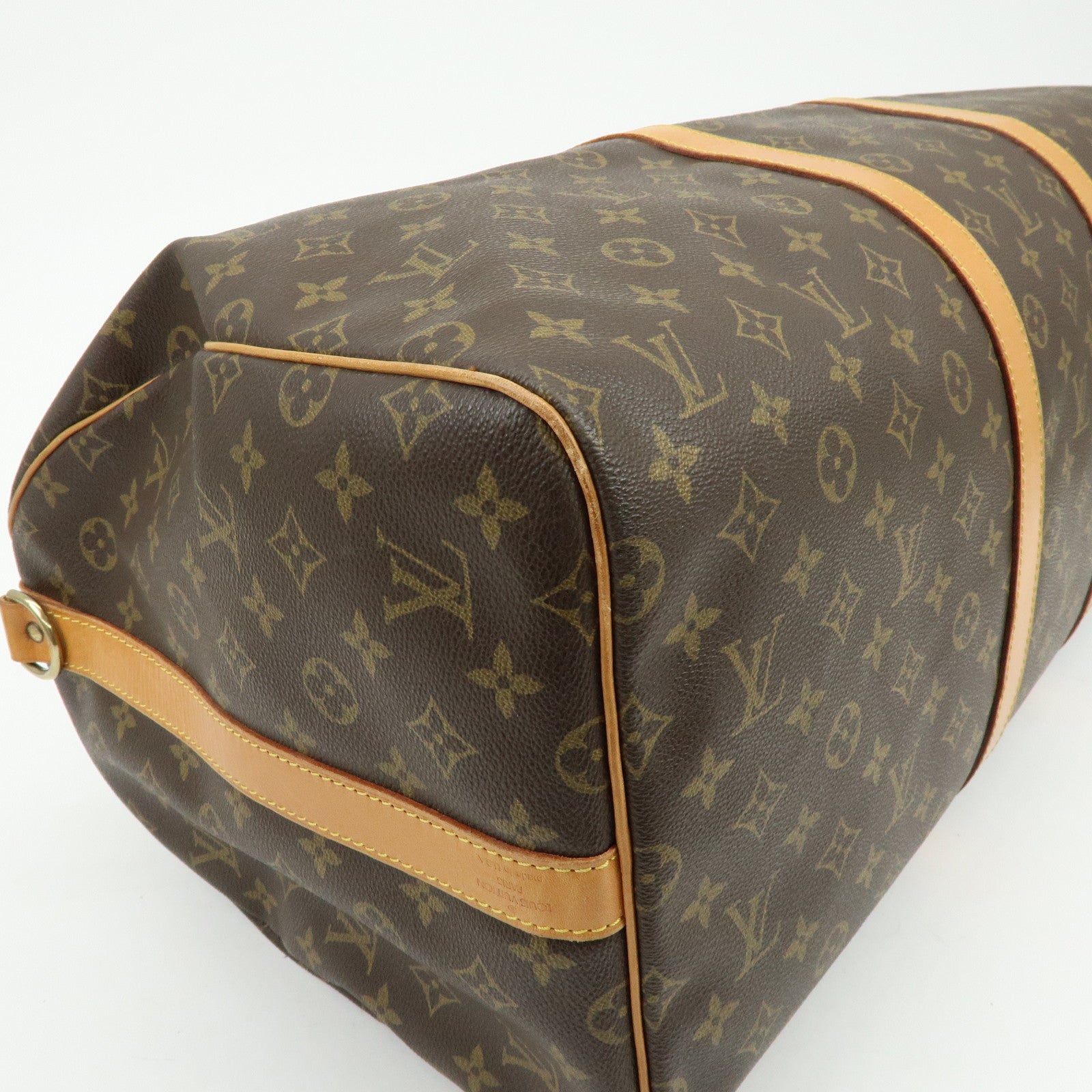 Louis Vuitton Monogram Keep All Bandouliere 55 Boston Bag M41414